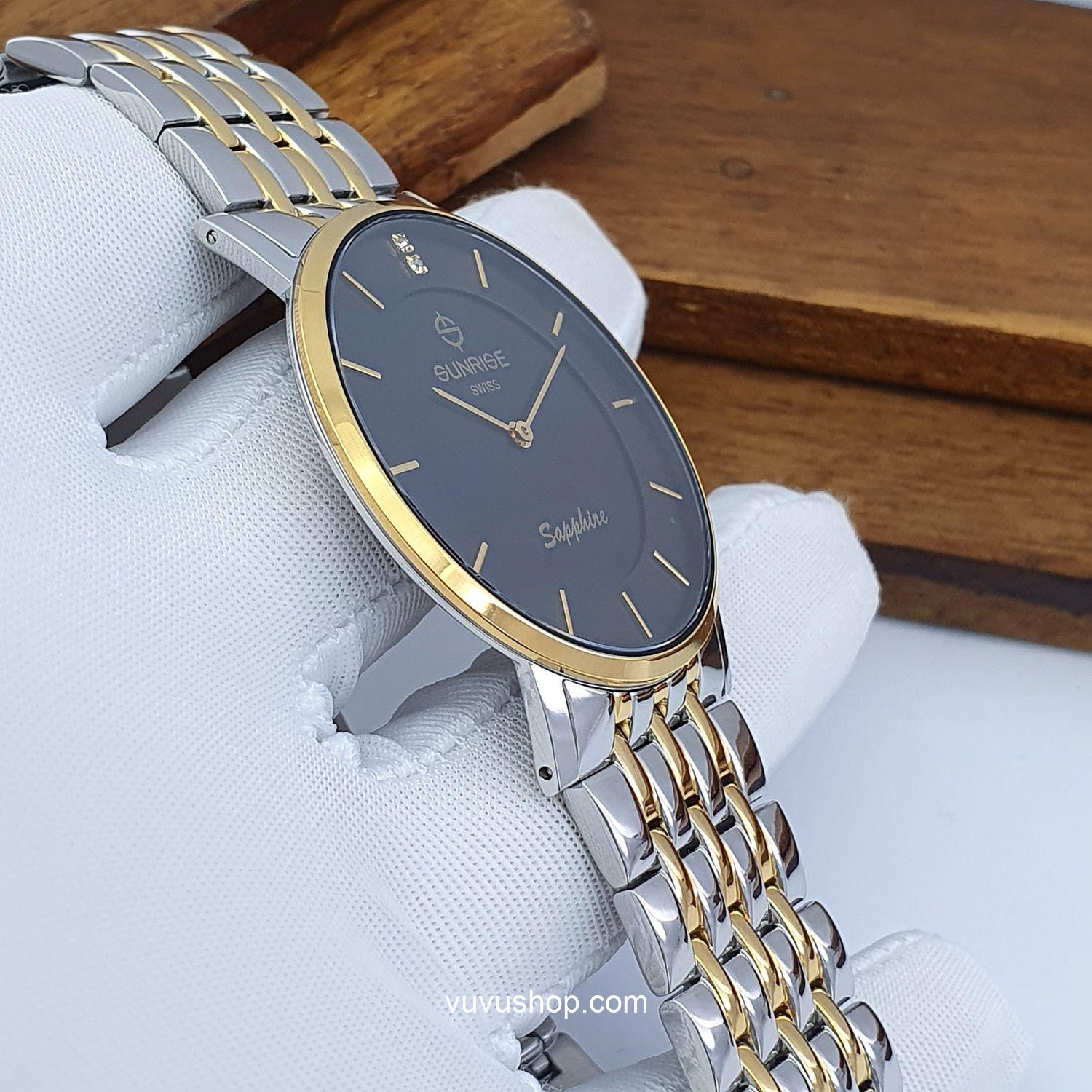 Đồng hồ nam SUNRISE DM737SWC Siêu mỏng Chính hãng - Ảnh 9