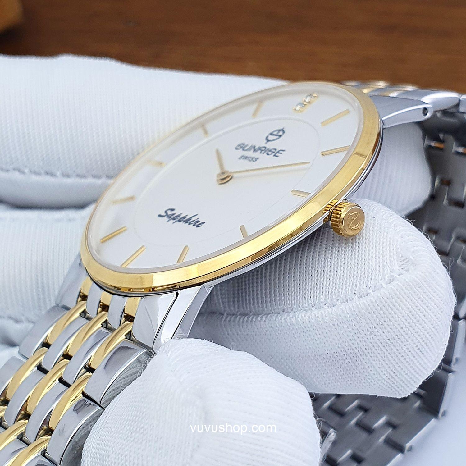 Đồng hồ nam SUNRISE DM737SWC Siêu mỏng Chính hãng - Ảnh 7