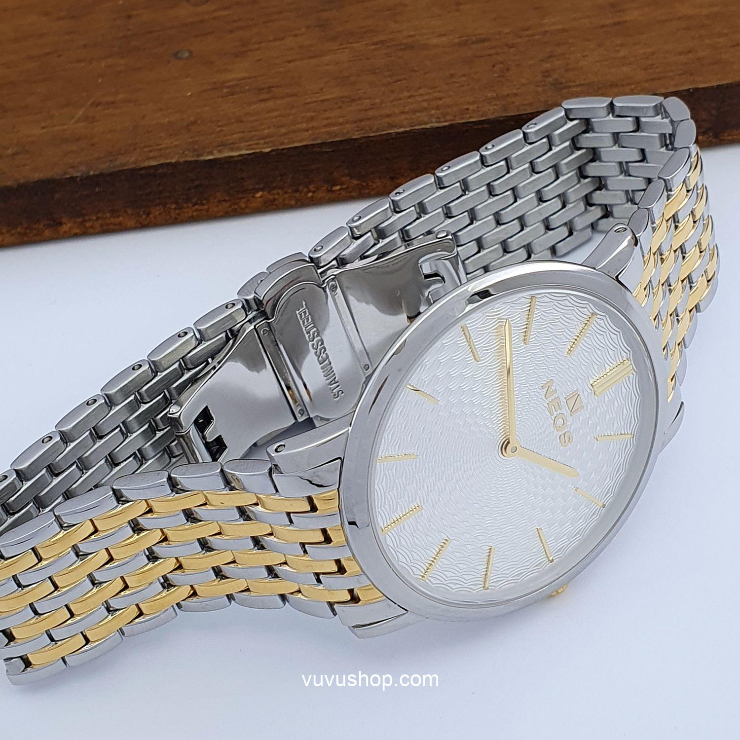 Đồng hồ nam NEOS N-40577M Siêu mỏng Chính hãng - Ảnh 9