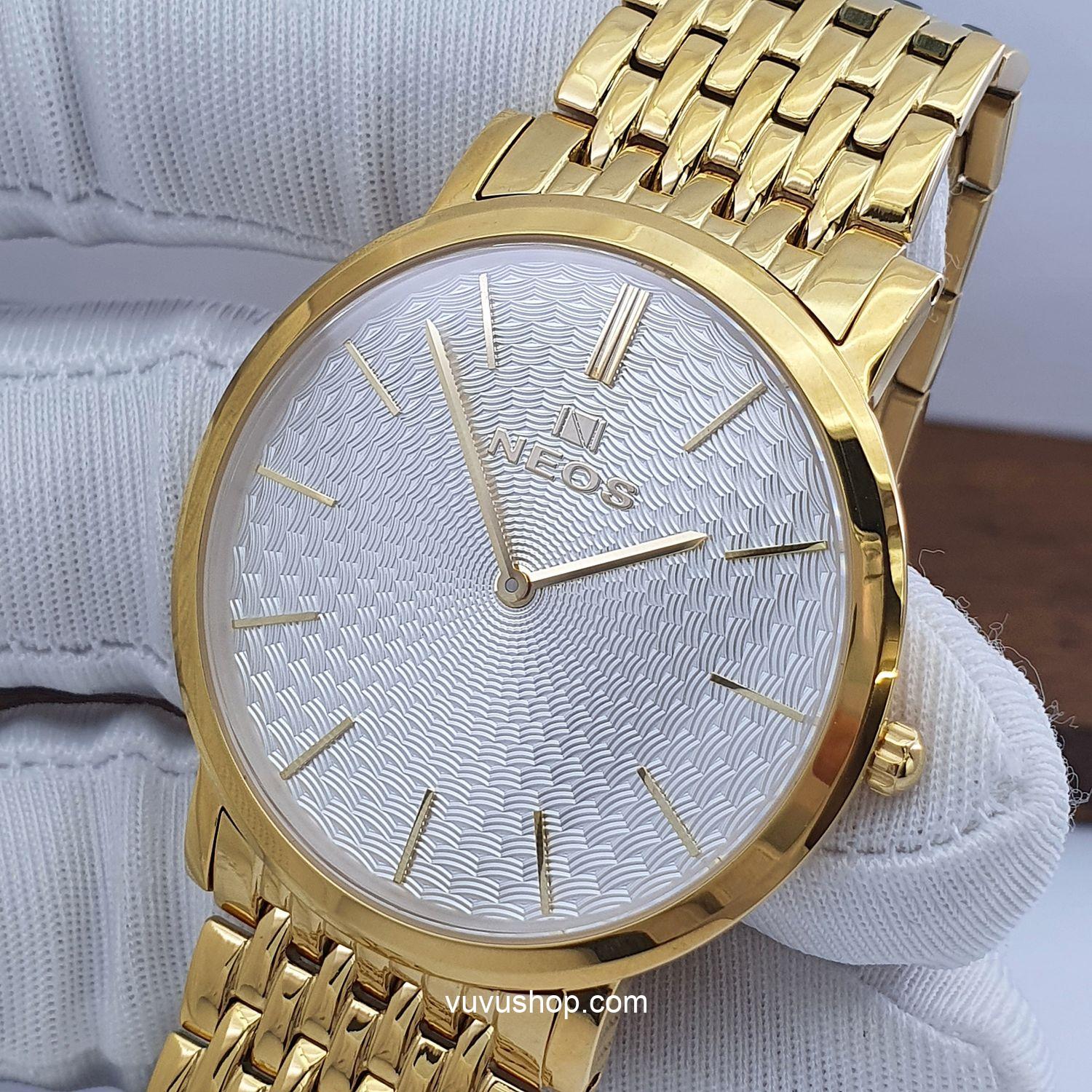 Đồng hồ nam NEOS N-40577M Siêu mỏng Chính hãng - Ảnh 3