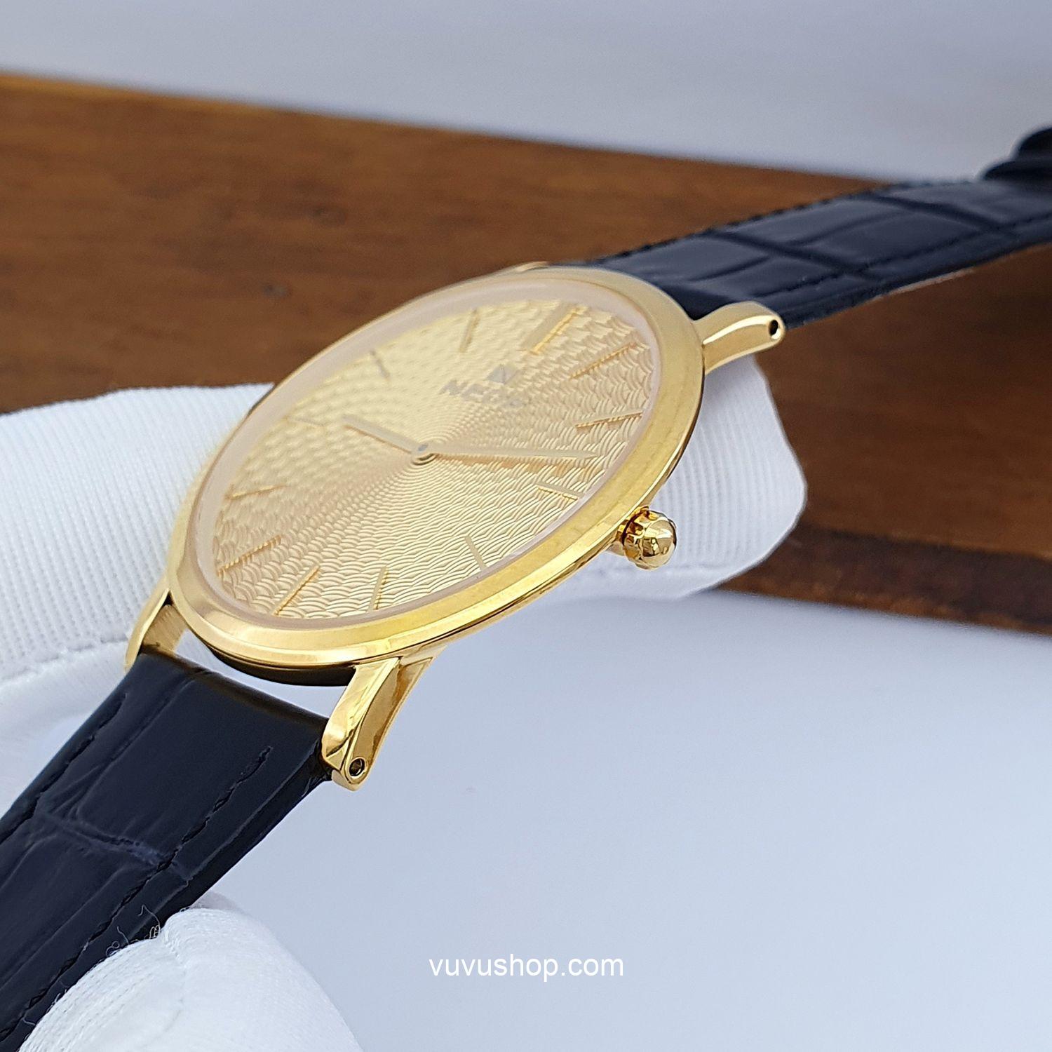 Đồng hồ nam NEOS N-40577M Dây da siêu mỏng Chính hãng - Ảnh 14