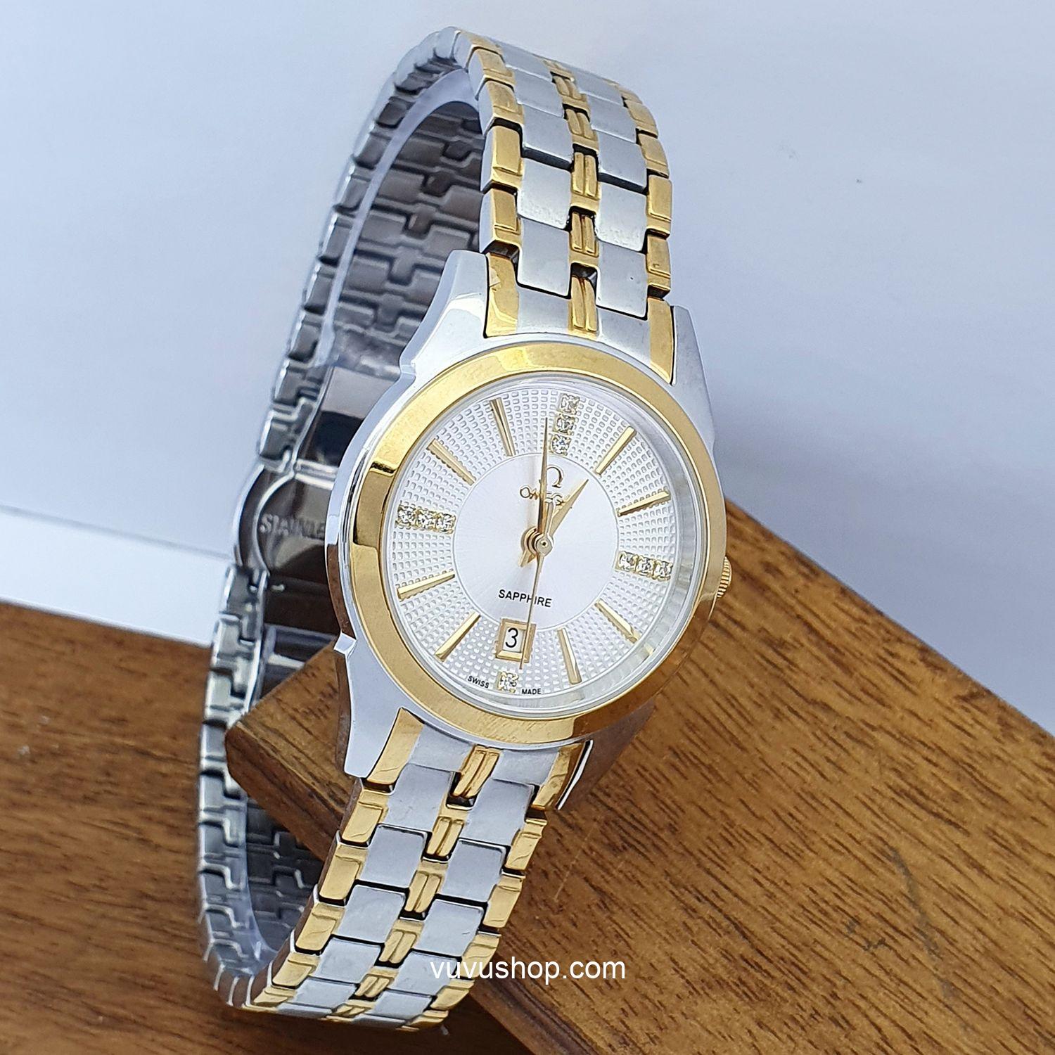 Đồng hồ đôi OMEGA 802M - Kính Sapphire - Ảnh 7