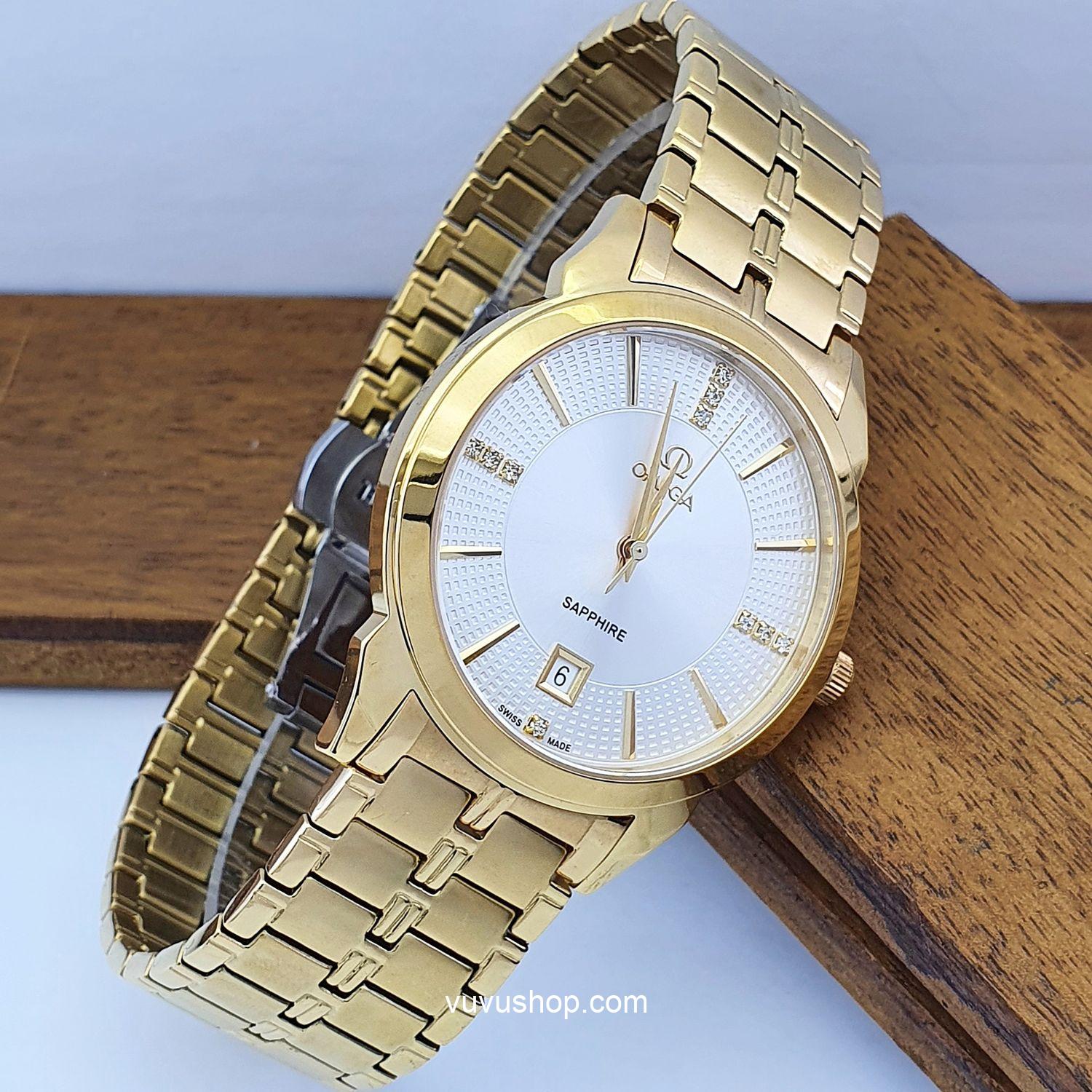 Đồng hồ đôi OMEGA 802M - Kính Sapphire - Ảnh 4