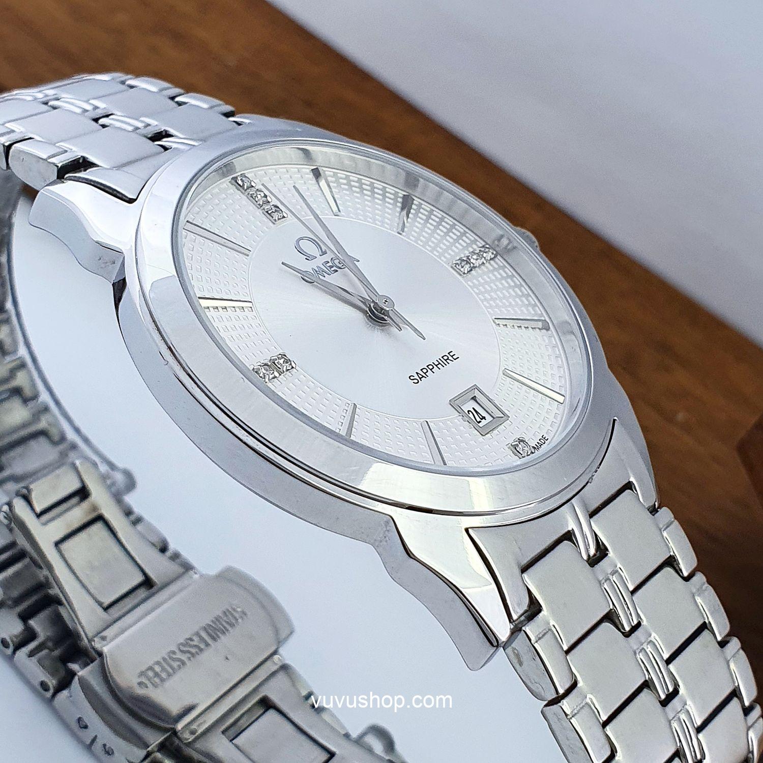 Đồng hồ đôi OMEGA 802M - Kính Sapphire - Ảnh 5