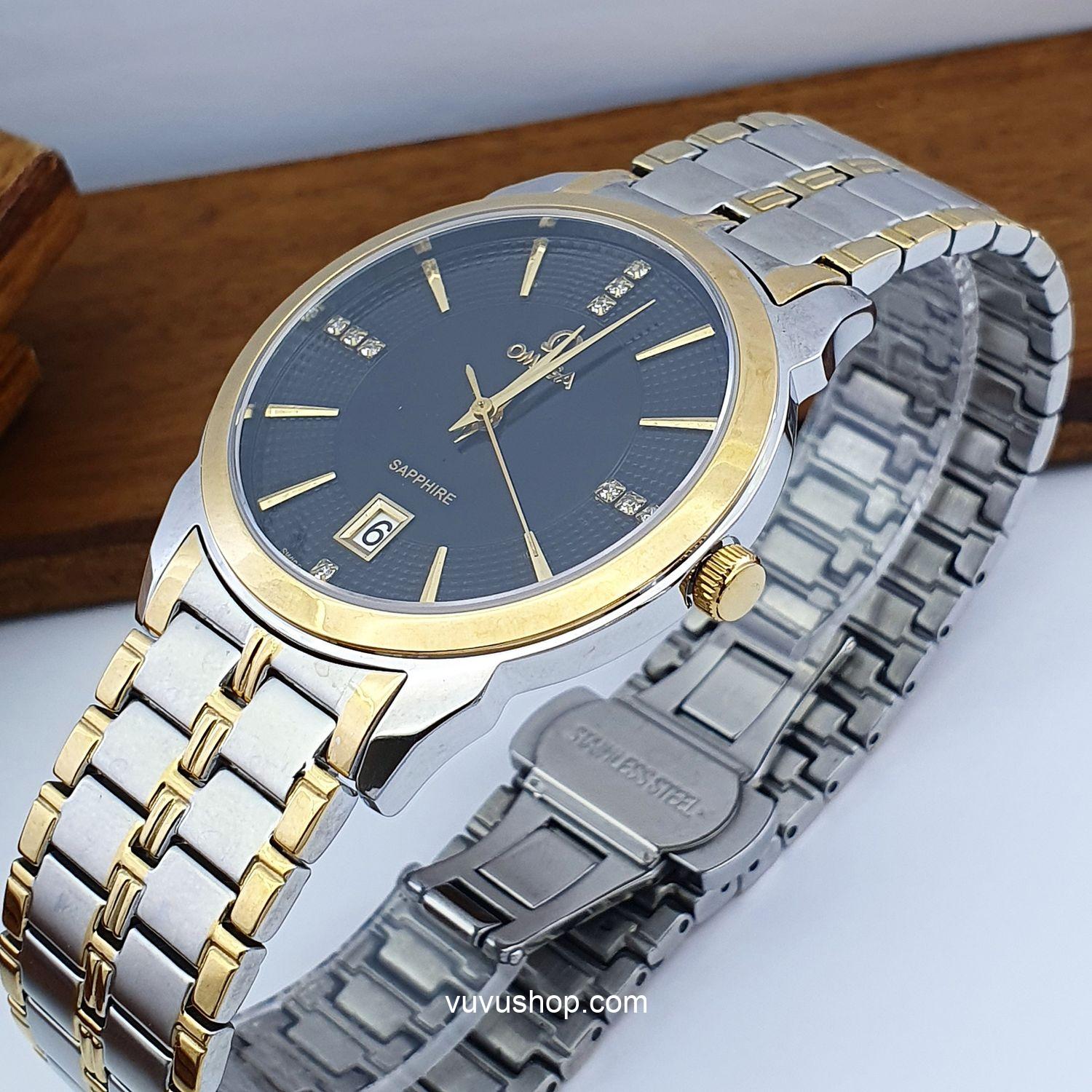 Đồng hồ đôi OMEGA 802M - Kính Sapphire - Ảnh 5