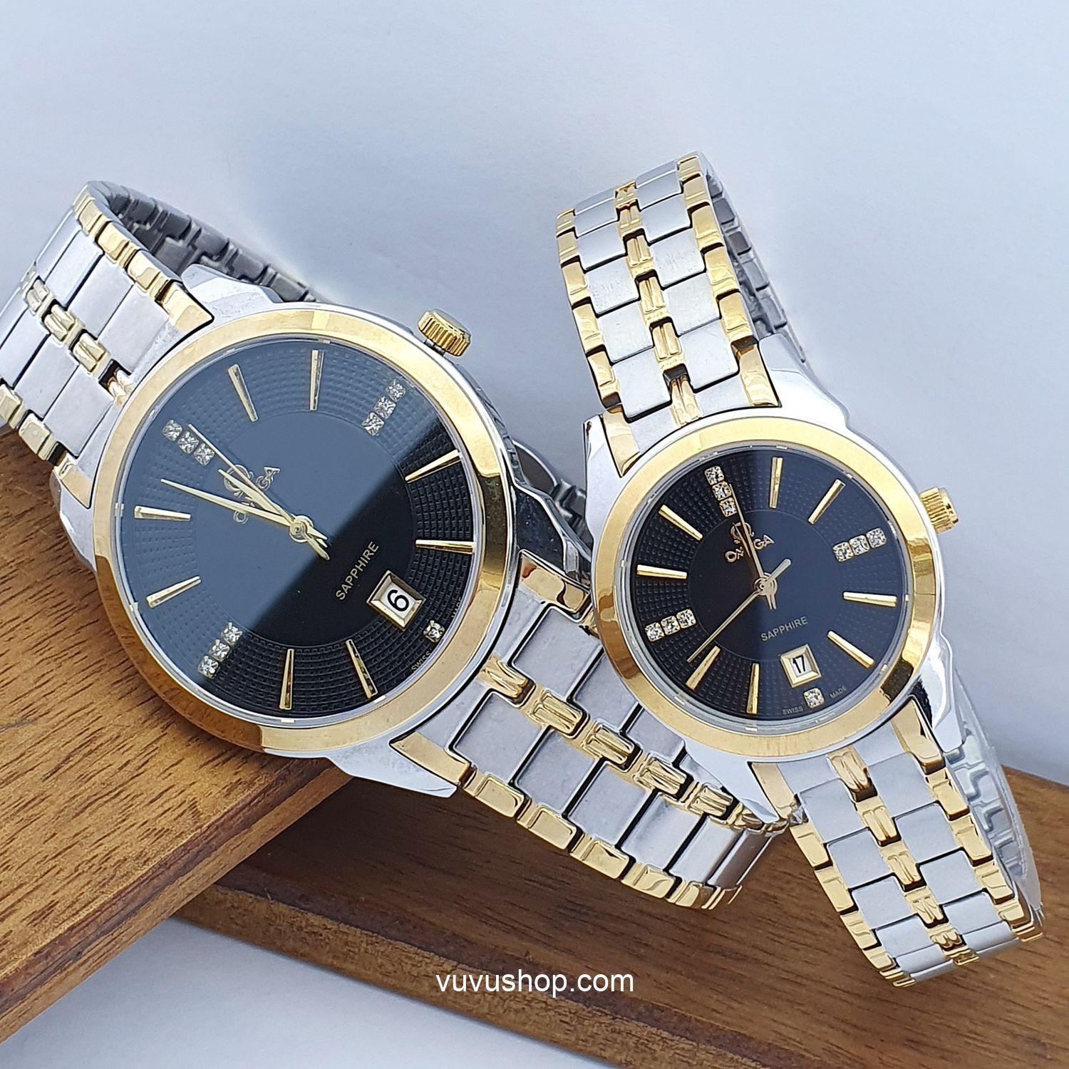 Đồng hồ đôi OMEGA 802M - Kính Sapphire - Ảnh 2