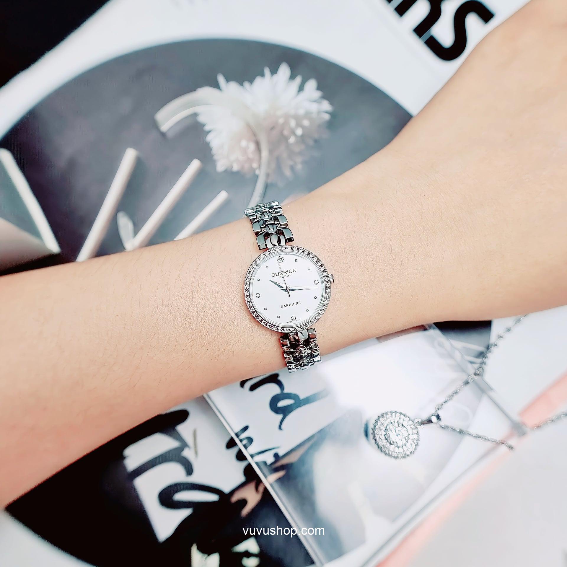 Đồng hồ nữ SUNRISE 9977AA Chính hãng - Ảnh 6