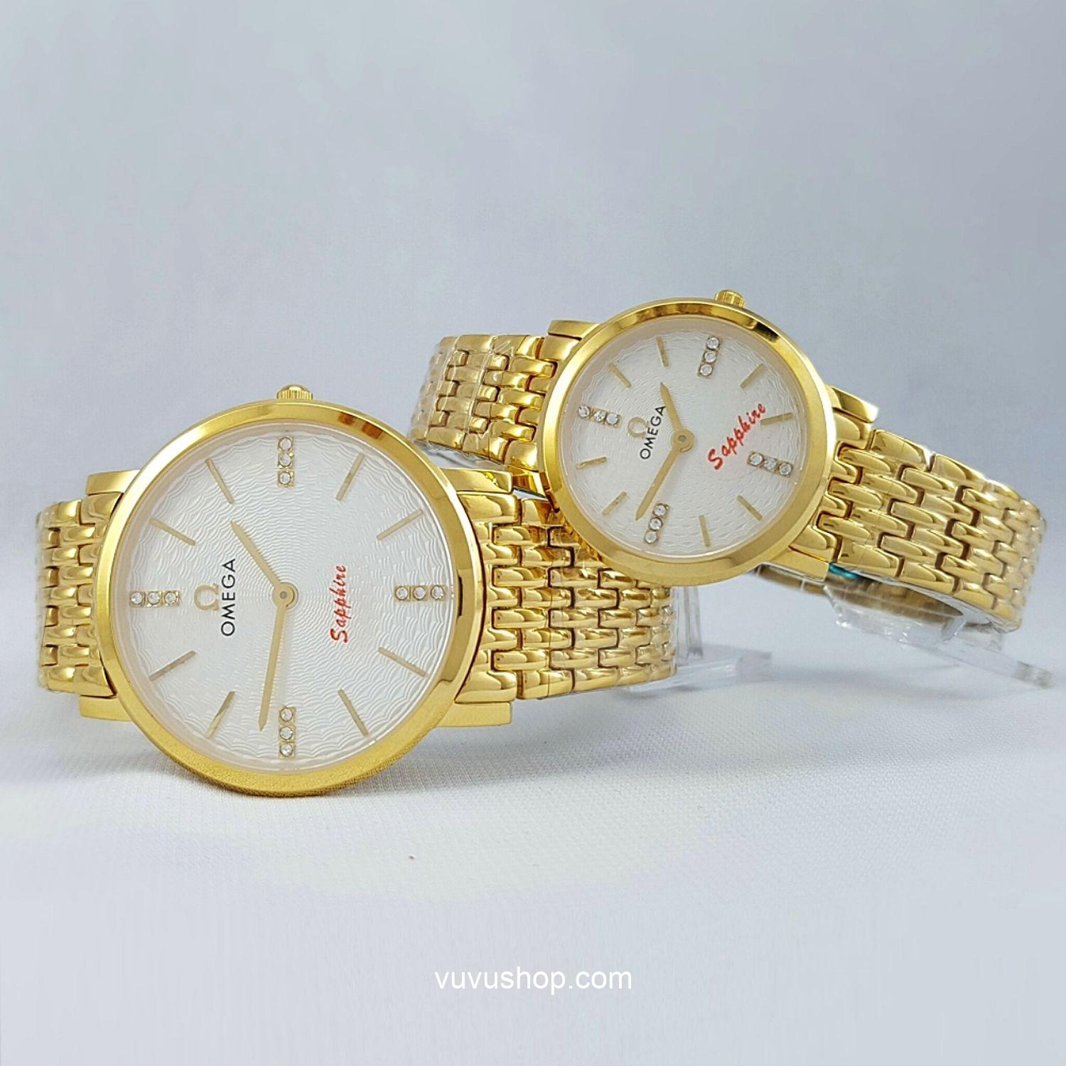 Đồng hồ đôi OMEGA 808M Siêu mỏng Kính Sapphire - Ảnh 3