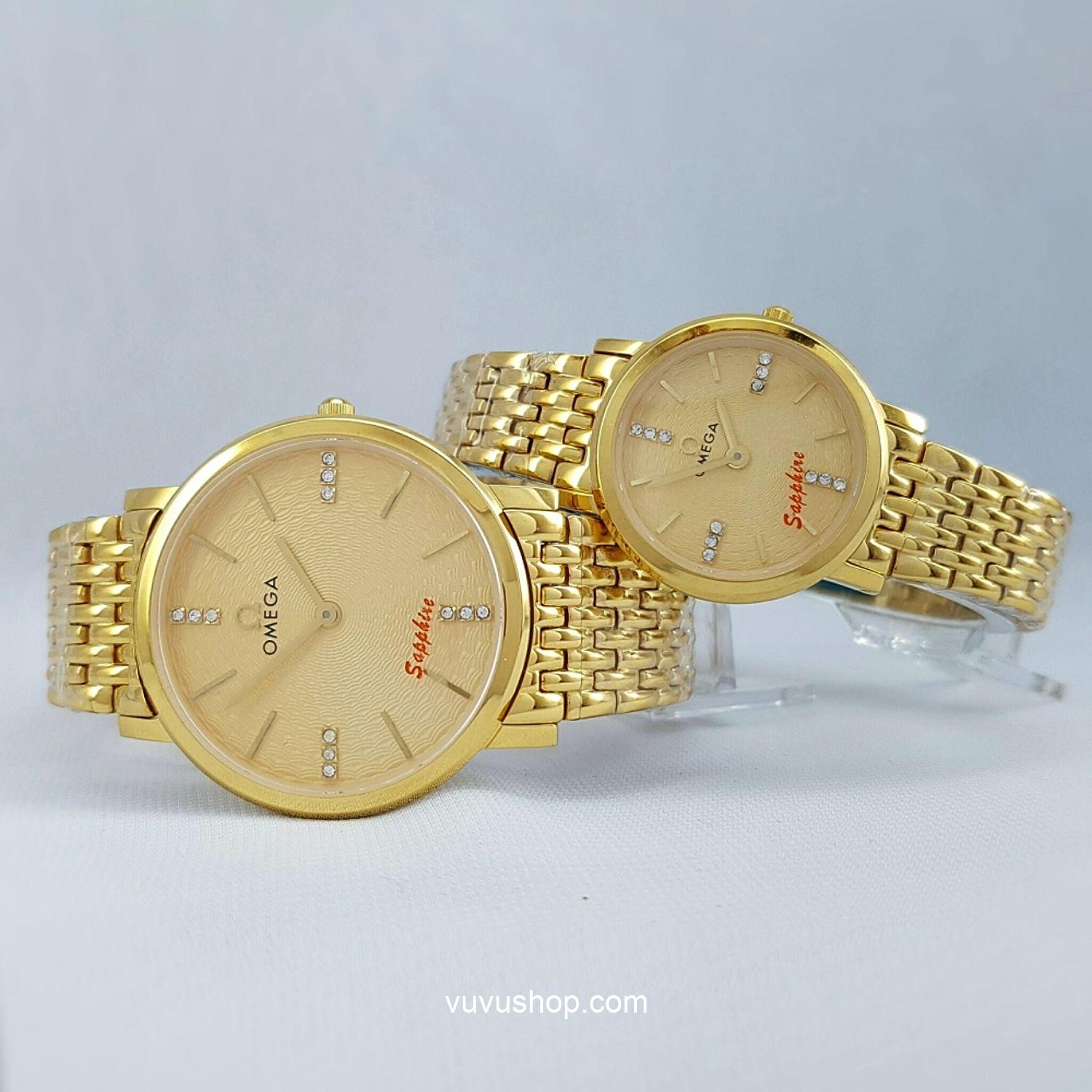 Đồng hồ đôi OMEGA 808M Siêu mỏng Kính Sapphire - Ảnh 4