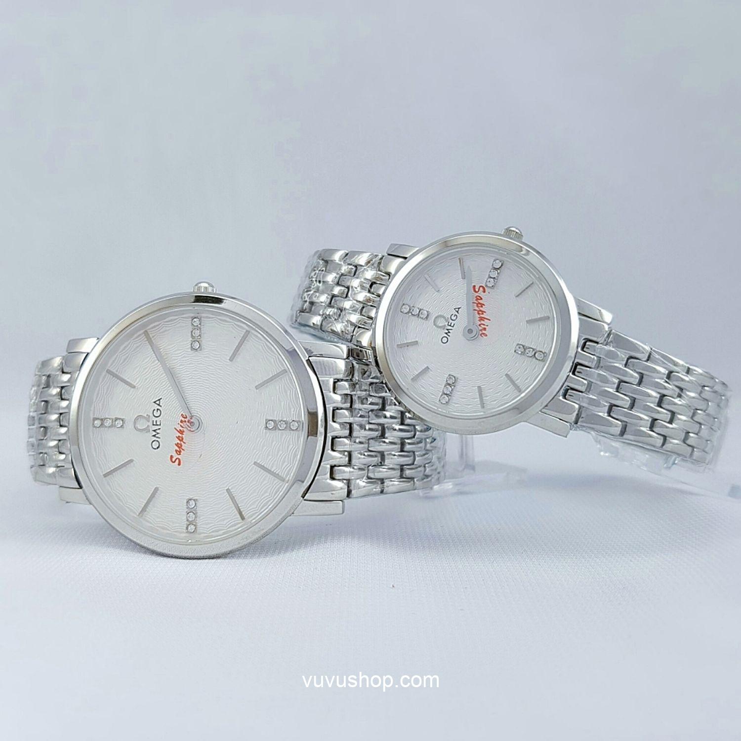 Đồng hồ đôi OMEGA 808M Siêu mỏng Kính Sapphire - Ảnh 4