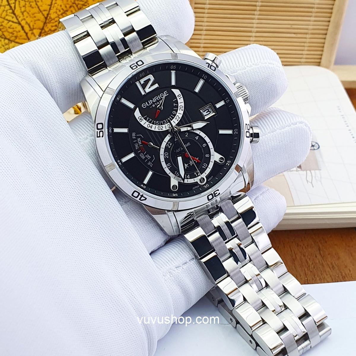 Đồng hồ nam SUNRISE1172SA Dual time Chính hãng - Ảnh 21