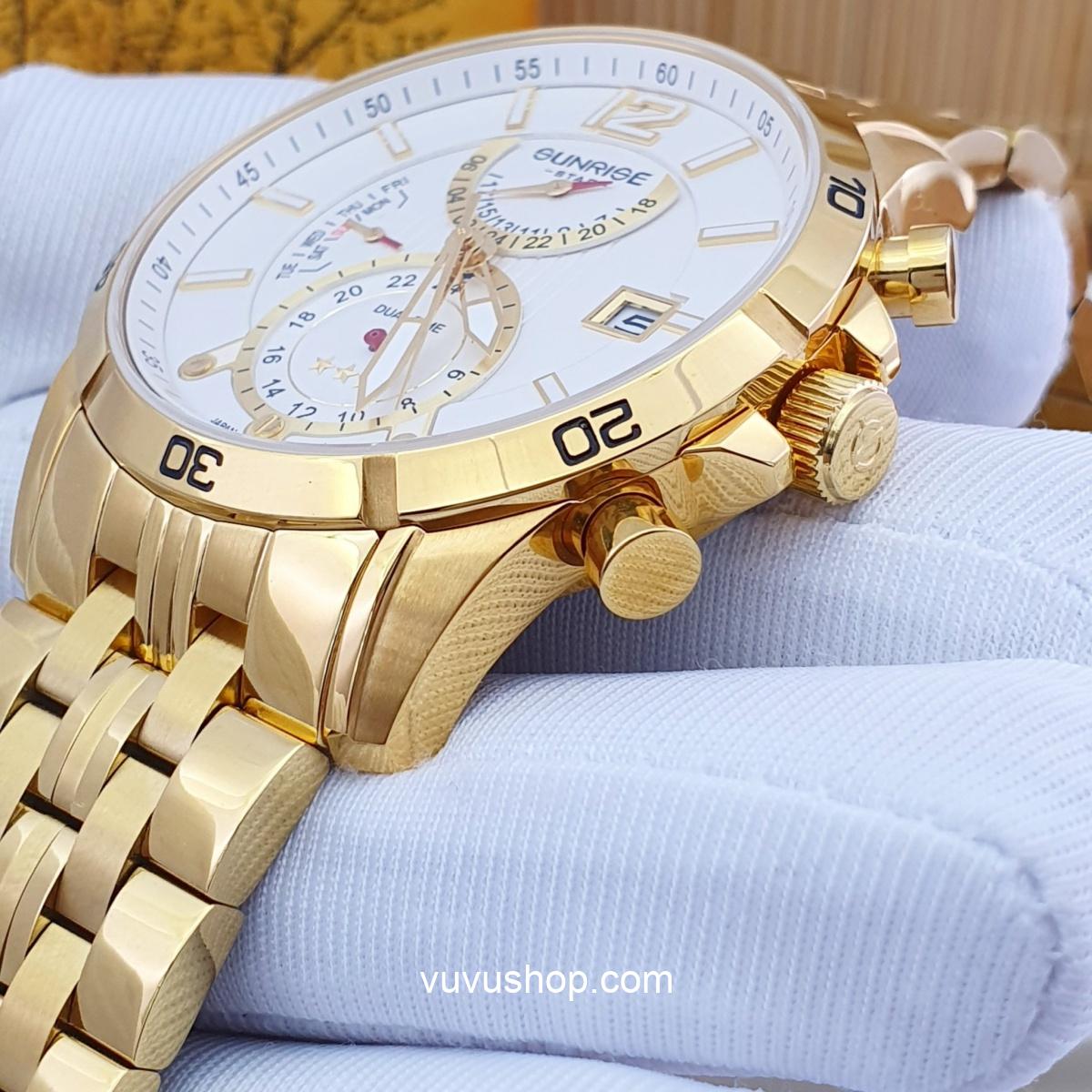 Đồng hồ nam SUNRISE1172SA Dual time Chính hãng - Ảnh 18