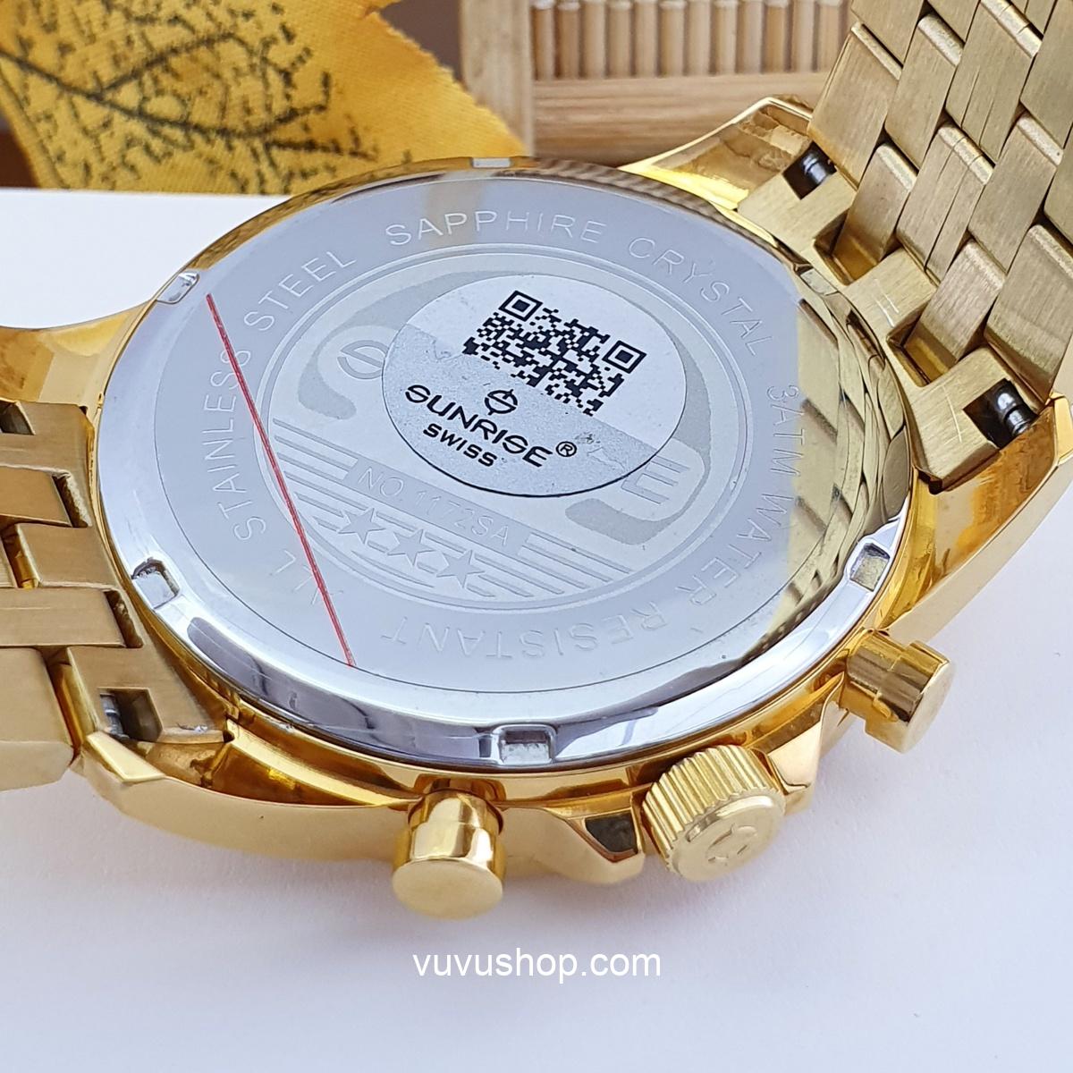 Đồng hồ nam SUNRISE1172SA Dual time Chính hãng - Ảnh 19