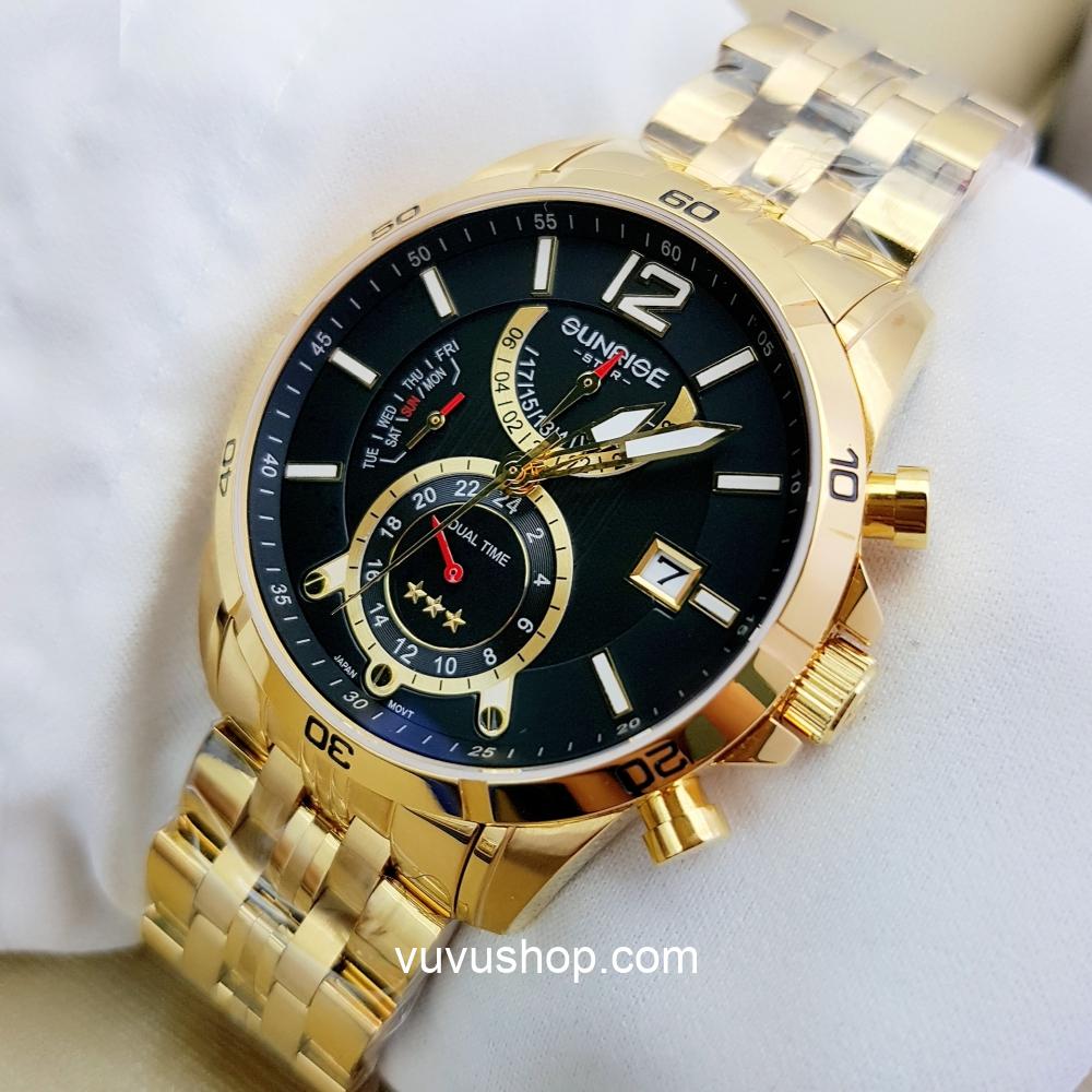 Đồng hồ nam SUNRISE1172SA Dual time Chính hãng - Ảnh 14