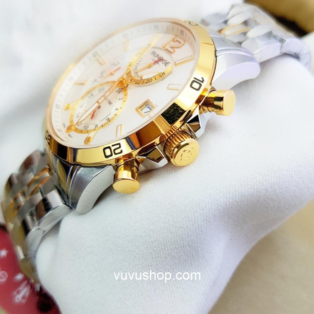 Đồng hồ nam SUNRISE1172SA Dual time Chính hãng - Ảnh 30