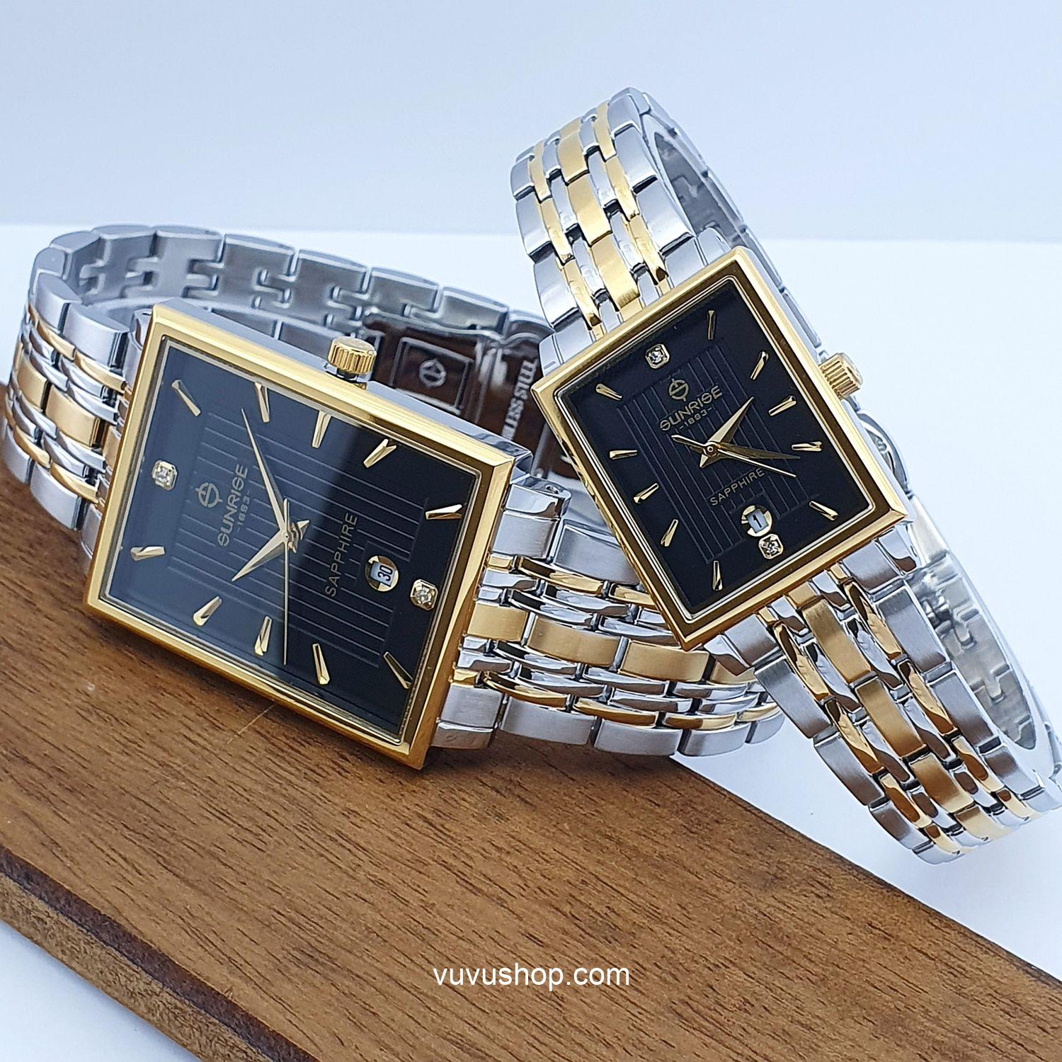 Đồng hồ đôi SUNRISE 1190SA Chính hãng - Ảnh 2