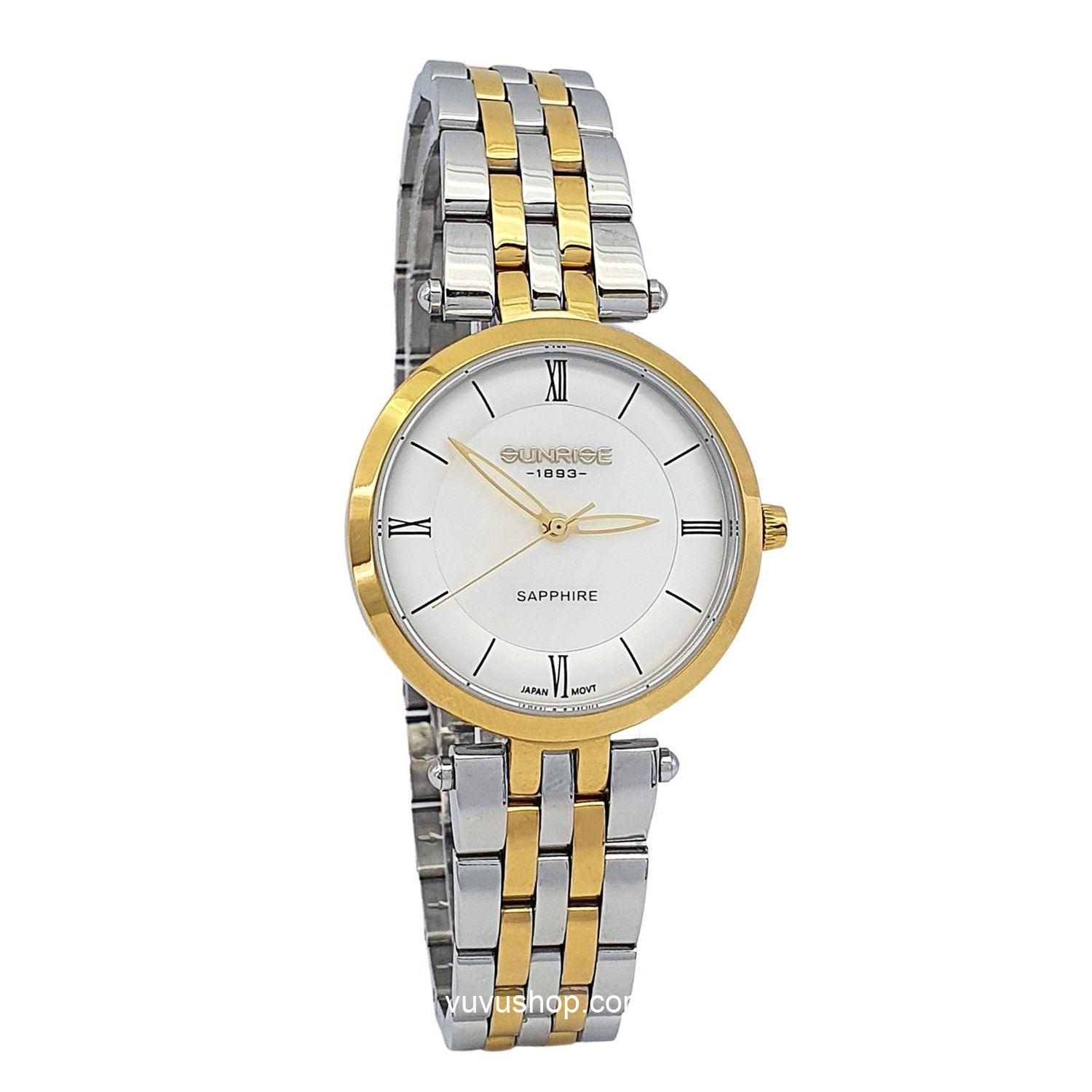 Đồng hồ nữ Sunrise 2217SB - Chính hãng, Kính Sapphire