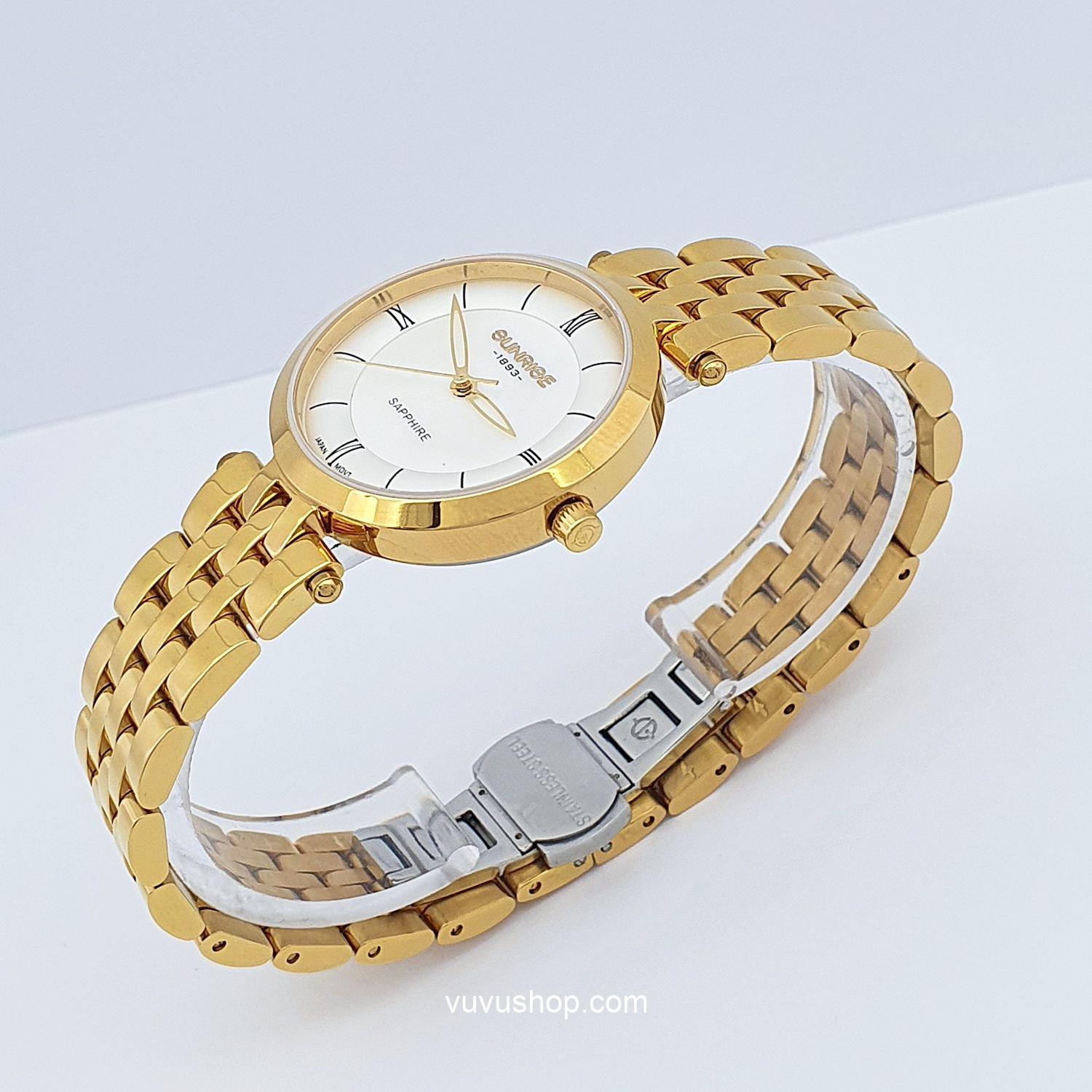 Đồng hồ nữ Sunrise 2217SB - Chính hãng, Kính Sapphire - Ảnh 4