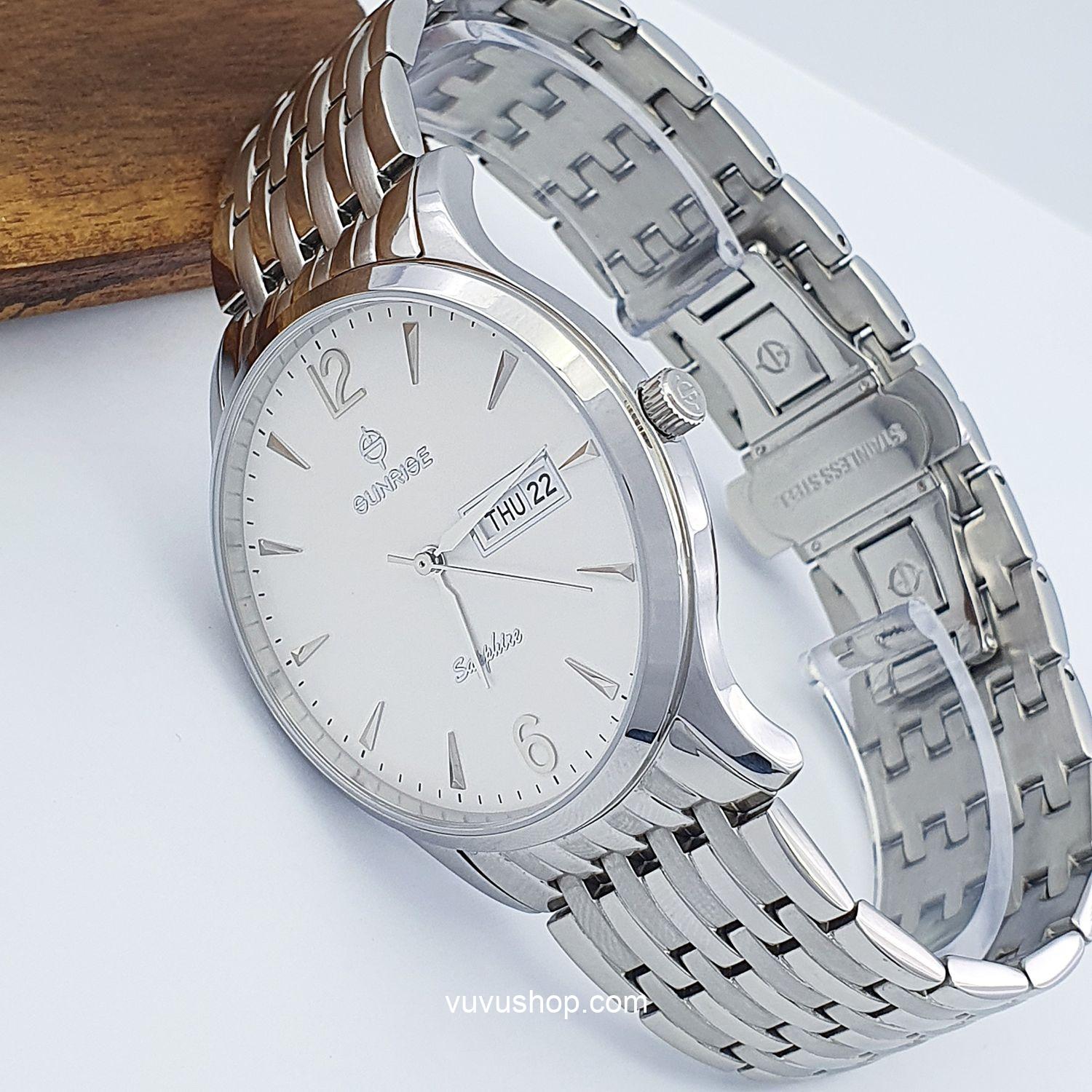 Đồng hồ nam SUNRISE DM778SWA Chính hãng - Ảnh 9