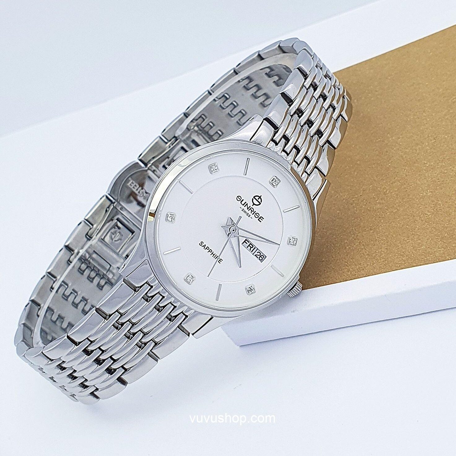Đồng hồ nữ SUNRISE 2109SB Chính hãng - Ảnh 4