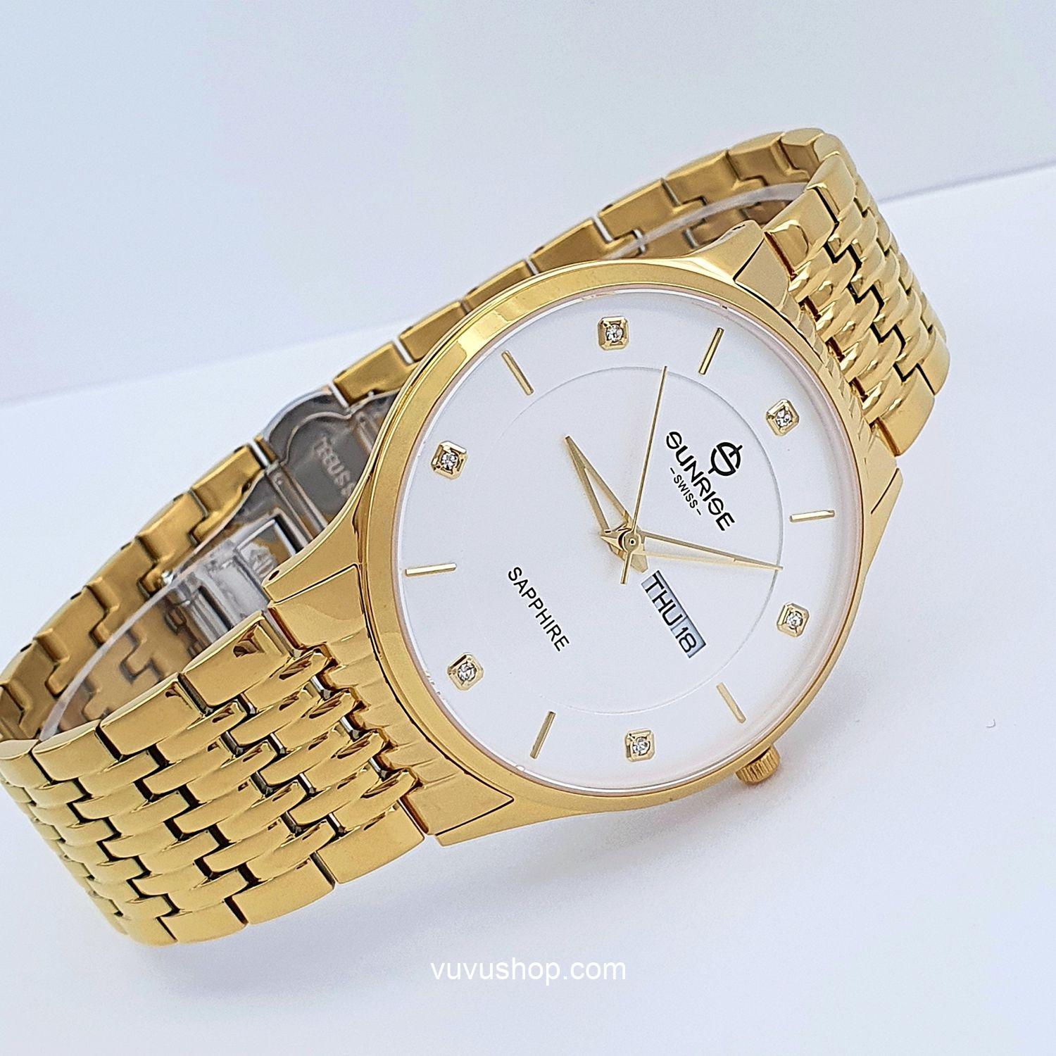 Đồng hồ nam SUNRISE 1109SB Chính hãng - Ảnh 3
