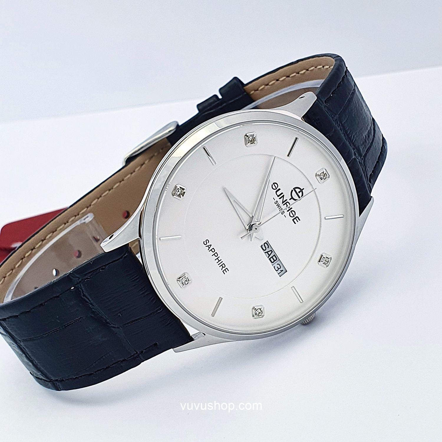 Đồng hồ nam SUNRISE 1109PB Chính hãng - Ảnh 4