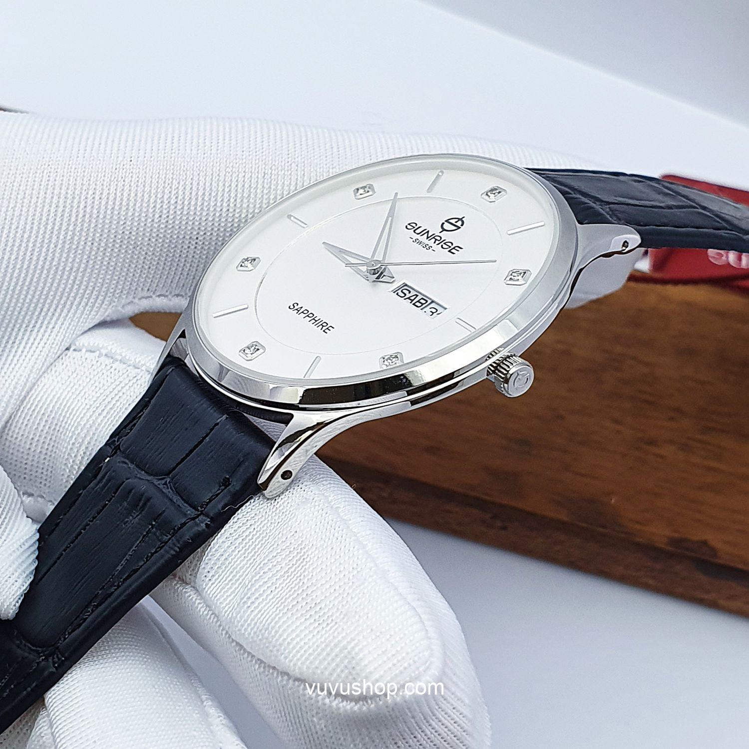 Đồng hồ nam SUNRISE 1109PB Chính hãng - Ảnh 8