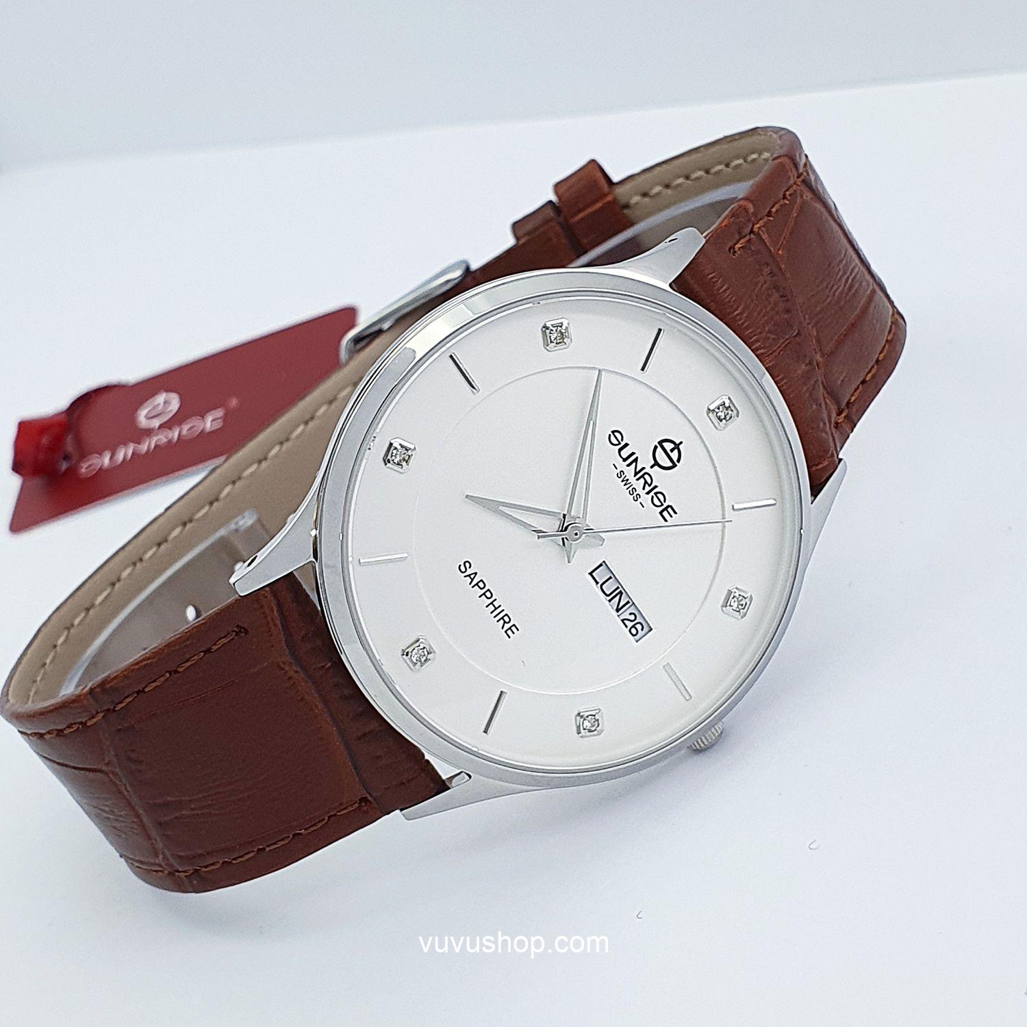 Đồng hồ nam SUNRISE 1109PB Chính hãng - Ảnh 5