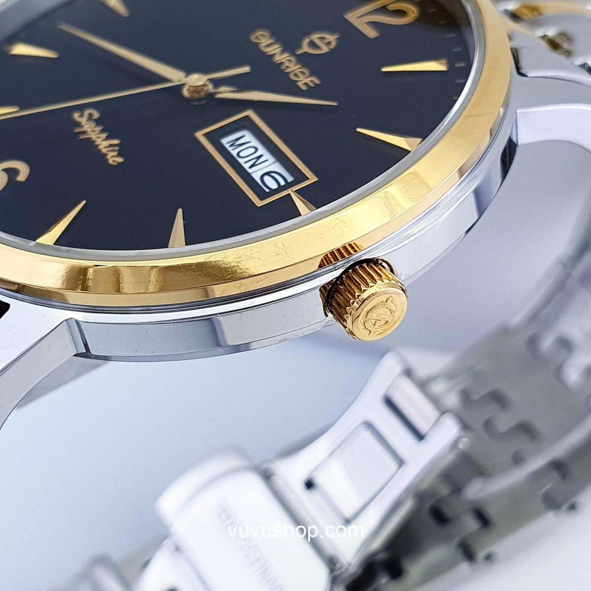 Đồng hồ nam SUNRISE DM778SWA Chính hãng - Ảnh 9