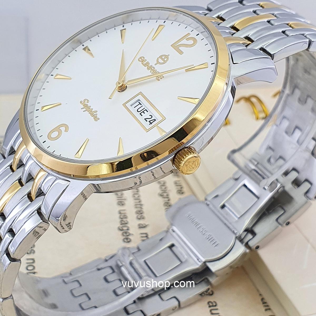 Đồng hồ nam SUNRISE DM778SWA Chính hãng - Ảnh 4