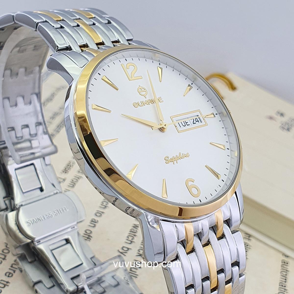 Đồng hồ nam SUNRISE DM778SWA Chính hãng - Ảnh 3