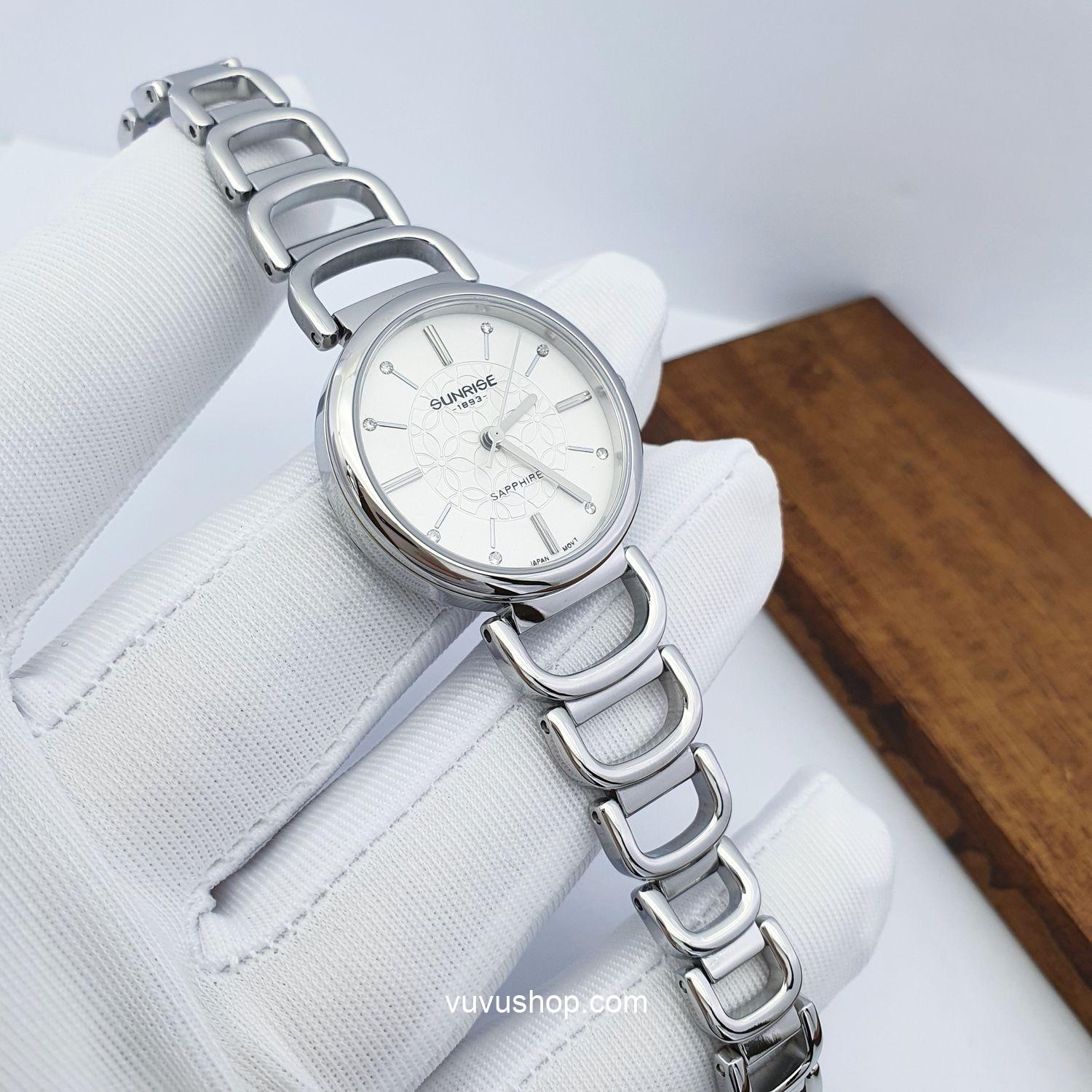 Đồng hồ nữ SUNRISE 9997SA - Chính hãng, Kính Sapphire - Ảnh 3