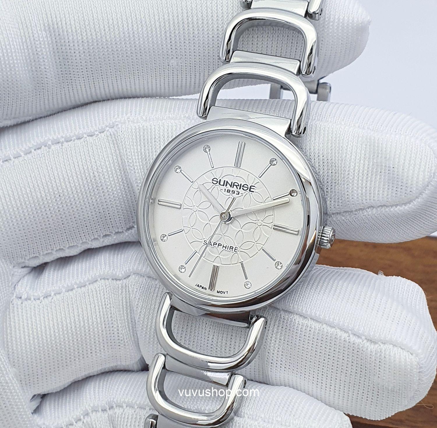 Đồng hồ nữ SUNRISE 9997SA - Chính hãng, Kính Sapphire - Ảnh 4