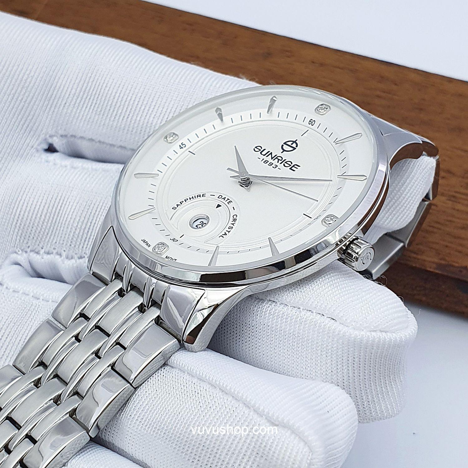 Đồng hồ nam SUNRISE 1223SA Chính hãng - Ảnh 5