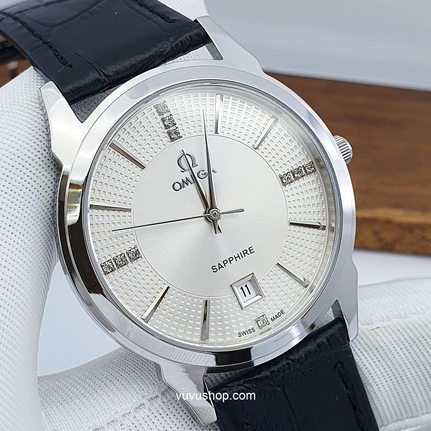 Đồng hồ nam OMEGA 802M Dây da - Ảnh 24