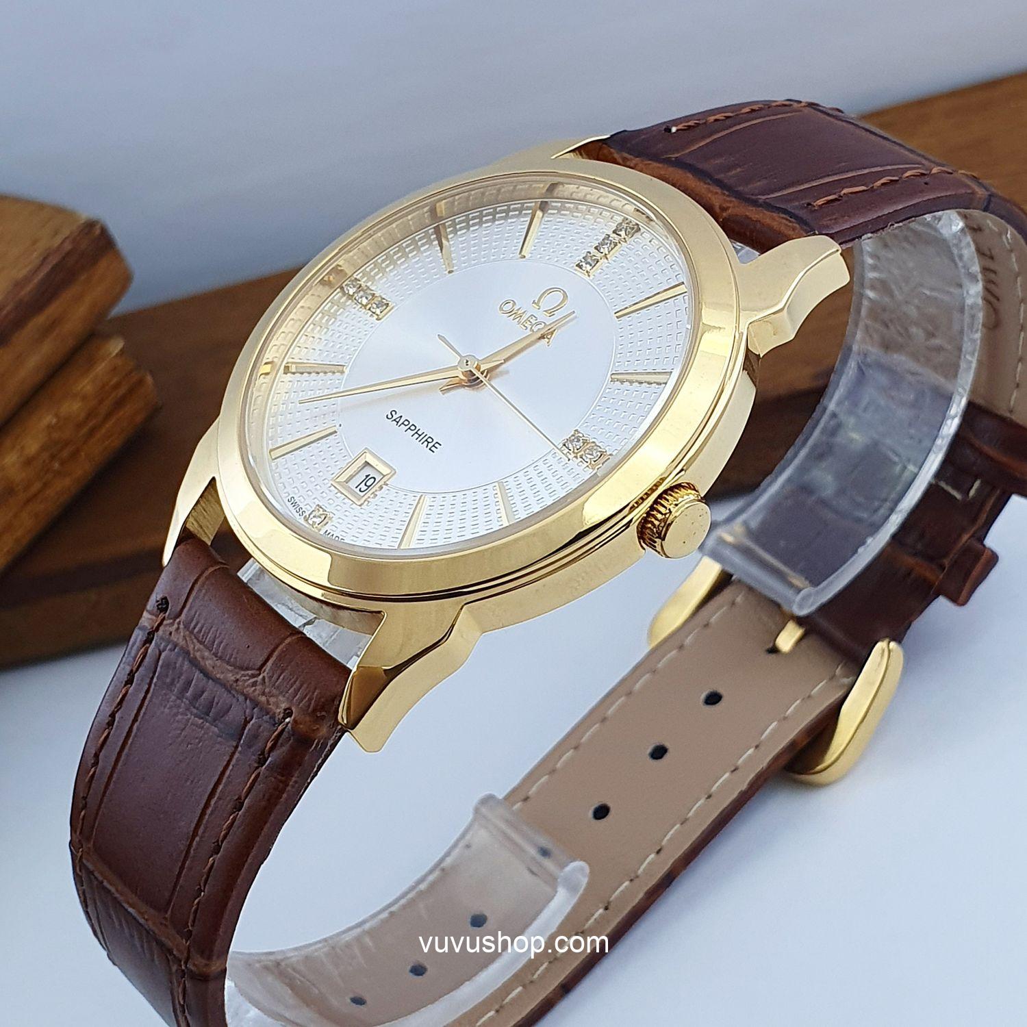 Đồng hồ nam OMEGA 802M Dây da - Ảnh 15