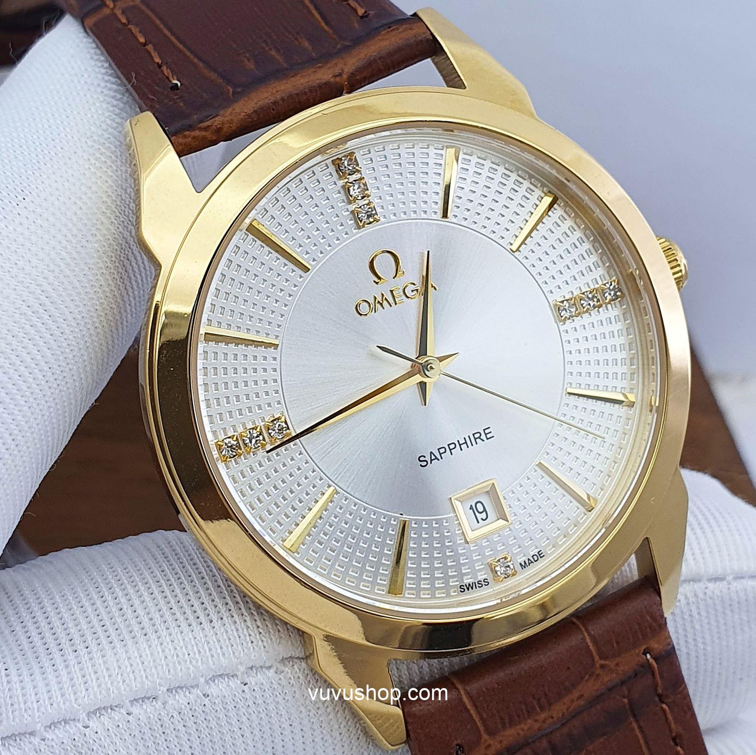Đồng hồ nam OMEGA 802M Dây da - Ảnh 18