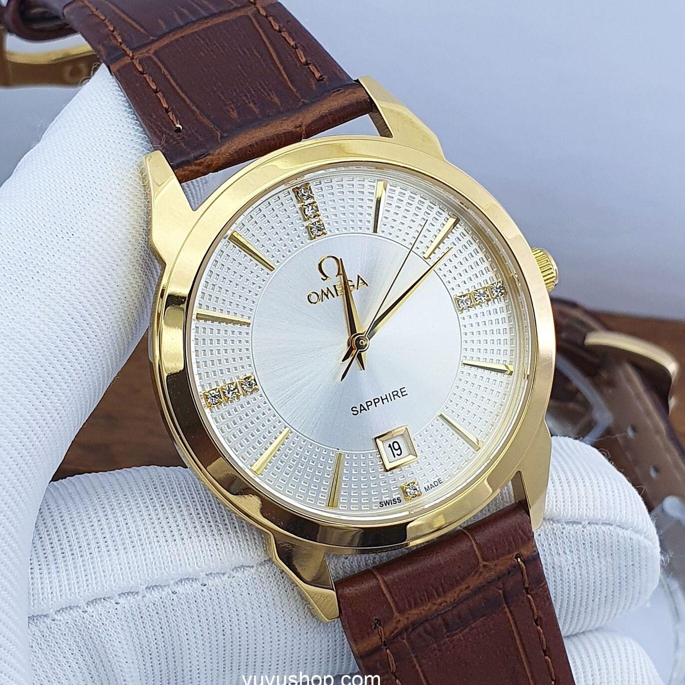 Đồng hồ nam OMEGA 802M Dây da - Ảnh 16