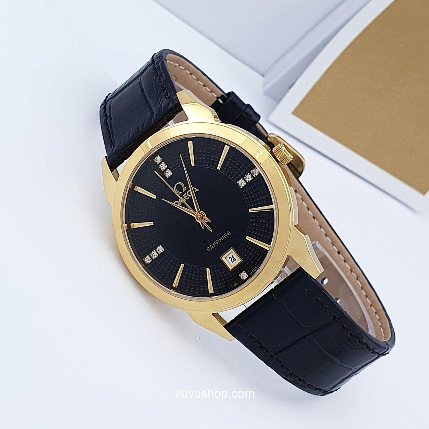 Đồng hồ nam OMEGA 802M Dây da - Ảnh 2