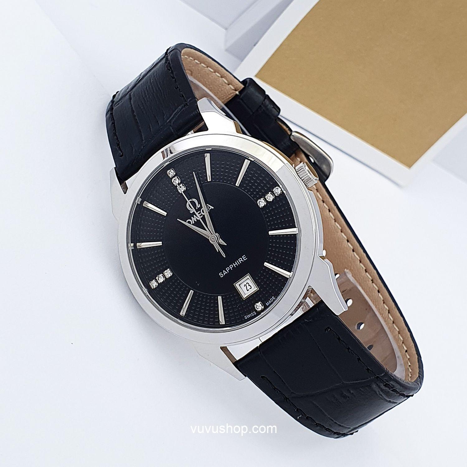 Đồng hồ nam OMEGA 802M Dây da - Ảnh 4