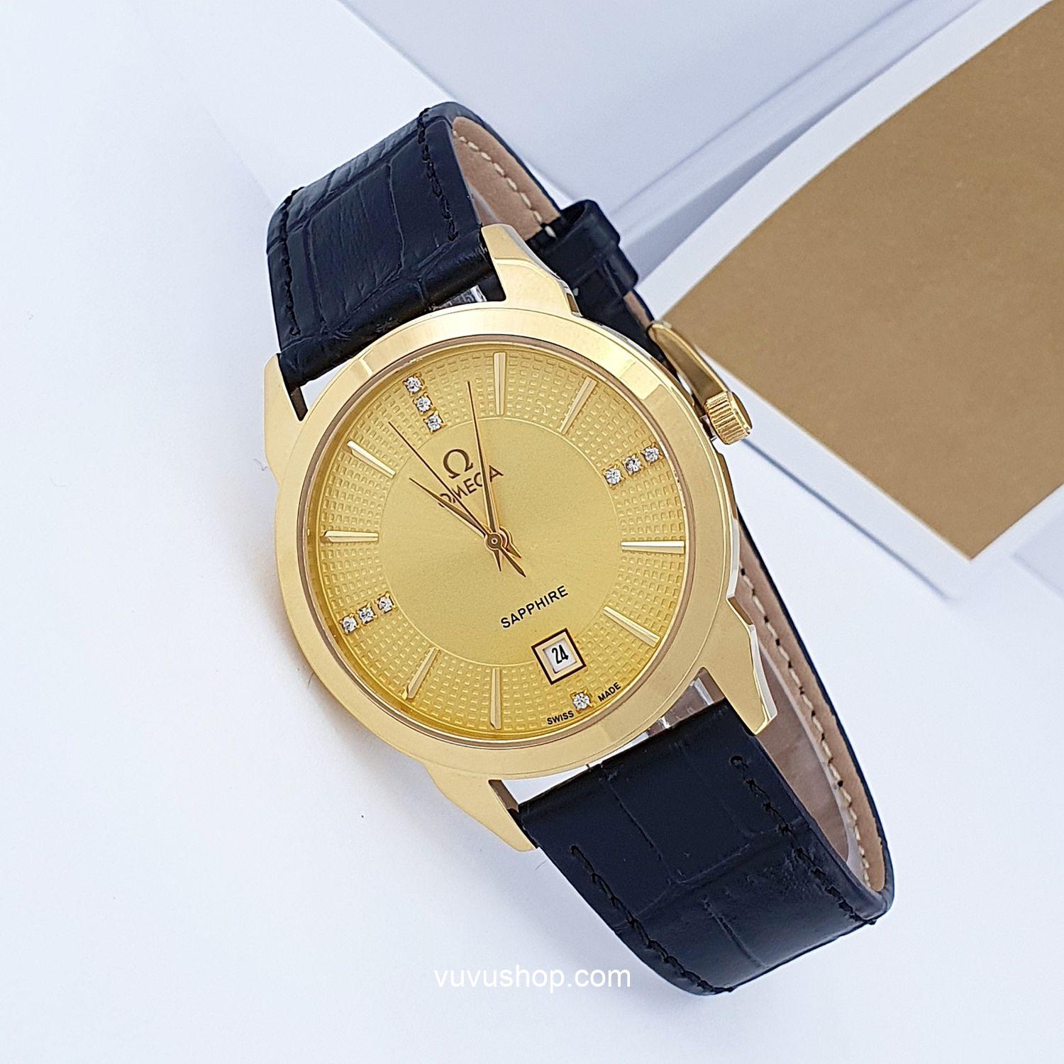 Đồng hồ nam OMEGA 802M Dây da - Ảnh 3