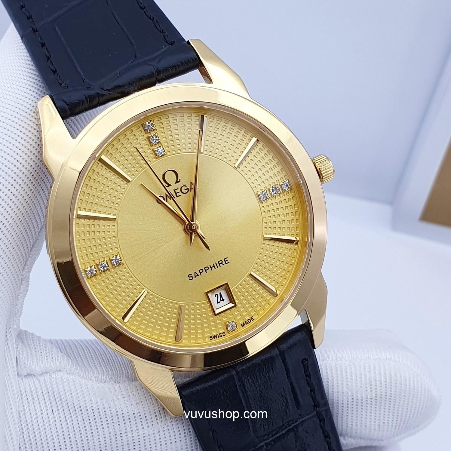 Đồng hồ nam OMEGA 802M Dây da - Ảnh 14