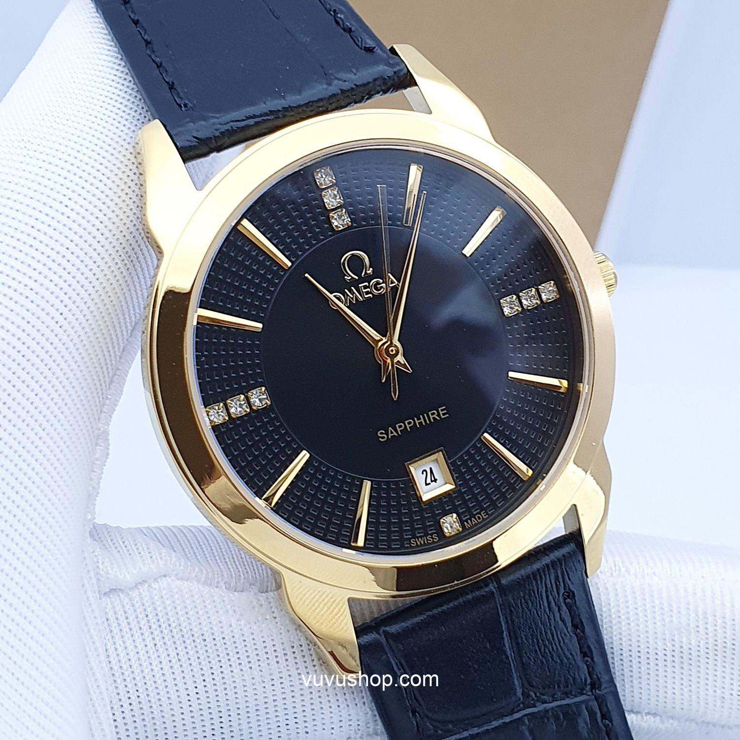 Đồng hồ nam OMEGA 802M Dây da - Ảnh 10