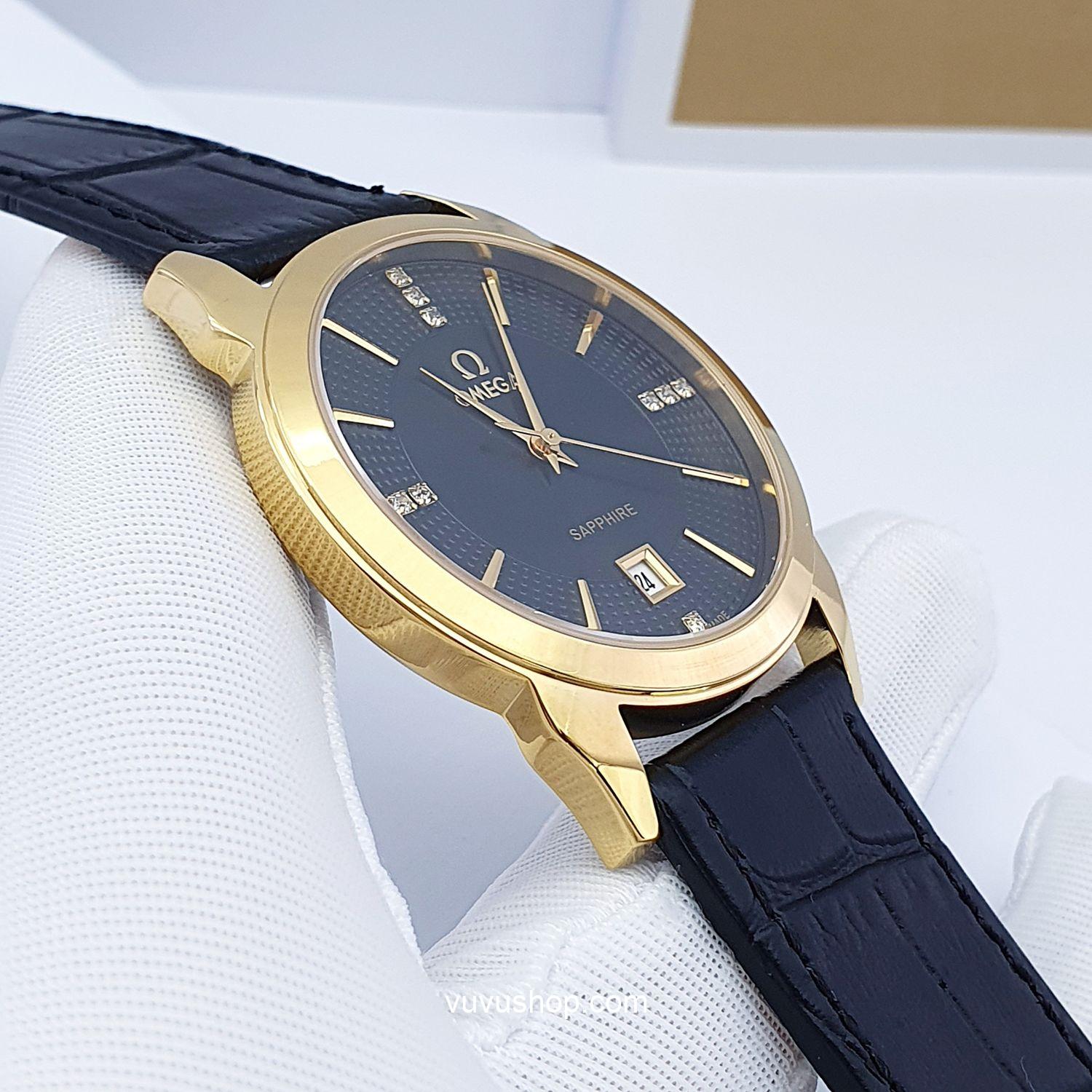 Đồng hồ nam OMEGA 802M Dây da - Ảnh 9