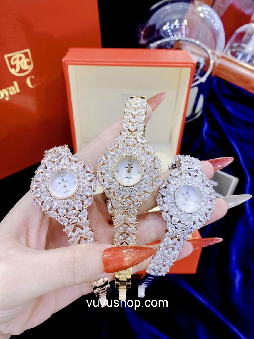 Đồng hồ nữ ROYAL CROWN - Fullbox