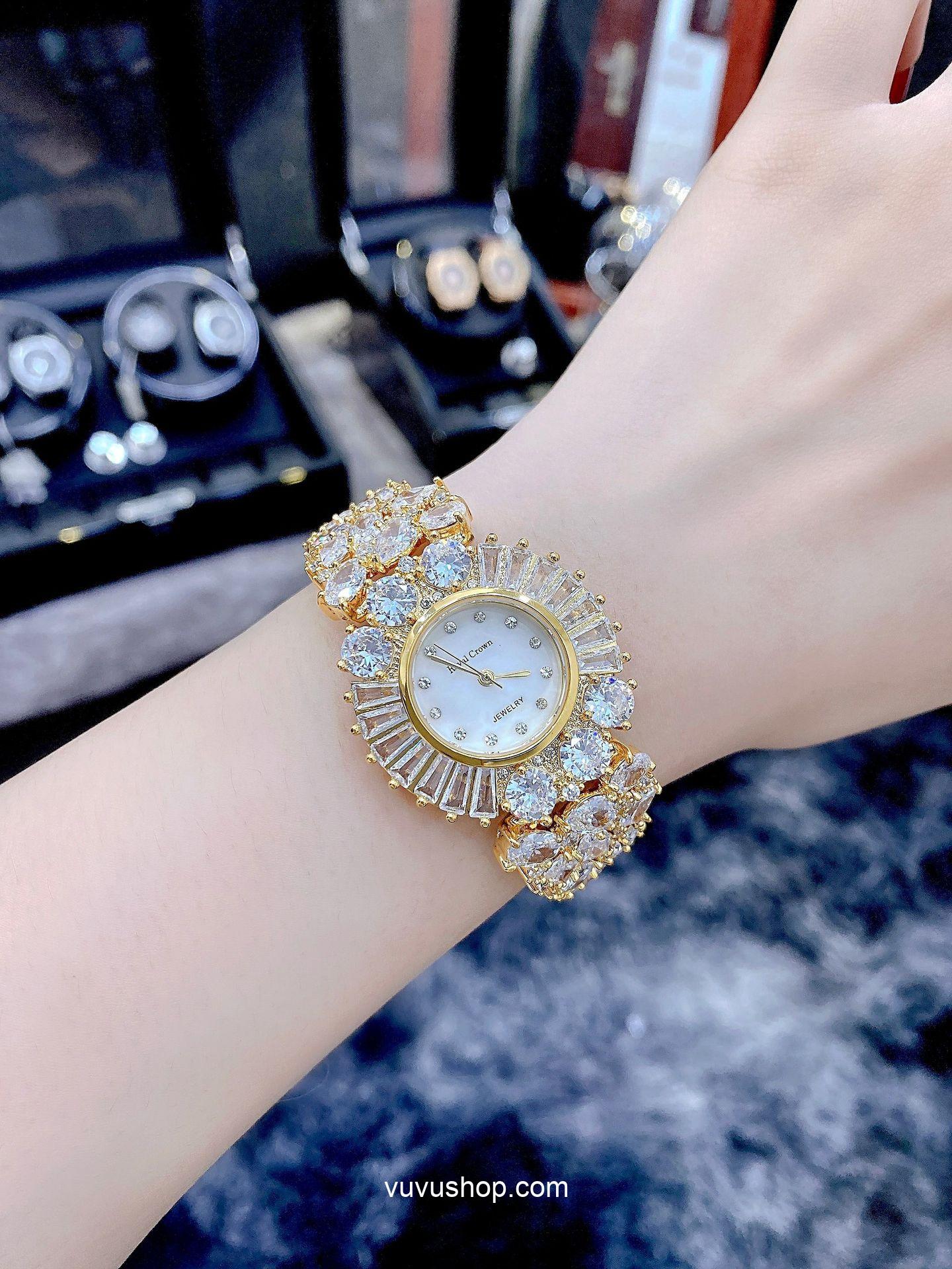 Đồng hồ nữ ROYAL CROWN 5396 - Jewelry Fullbox - Ảnh 4