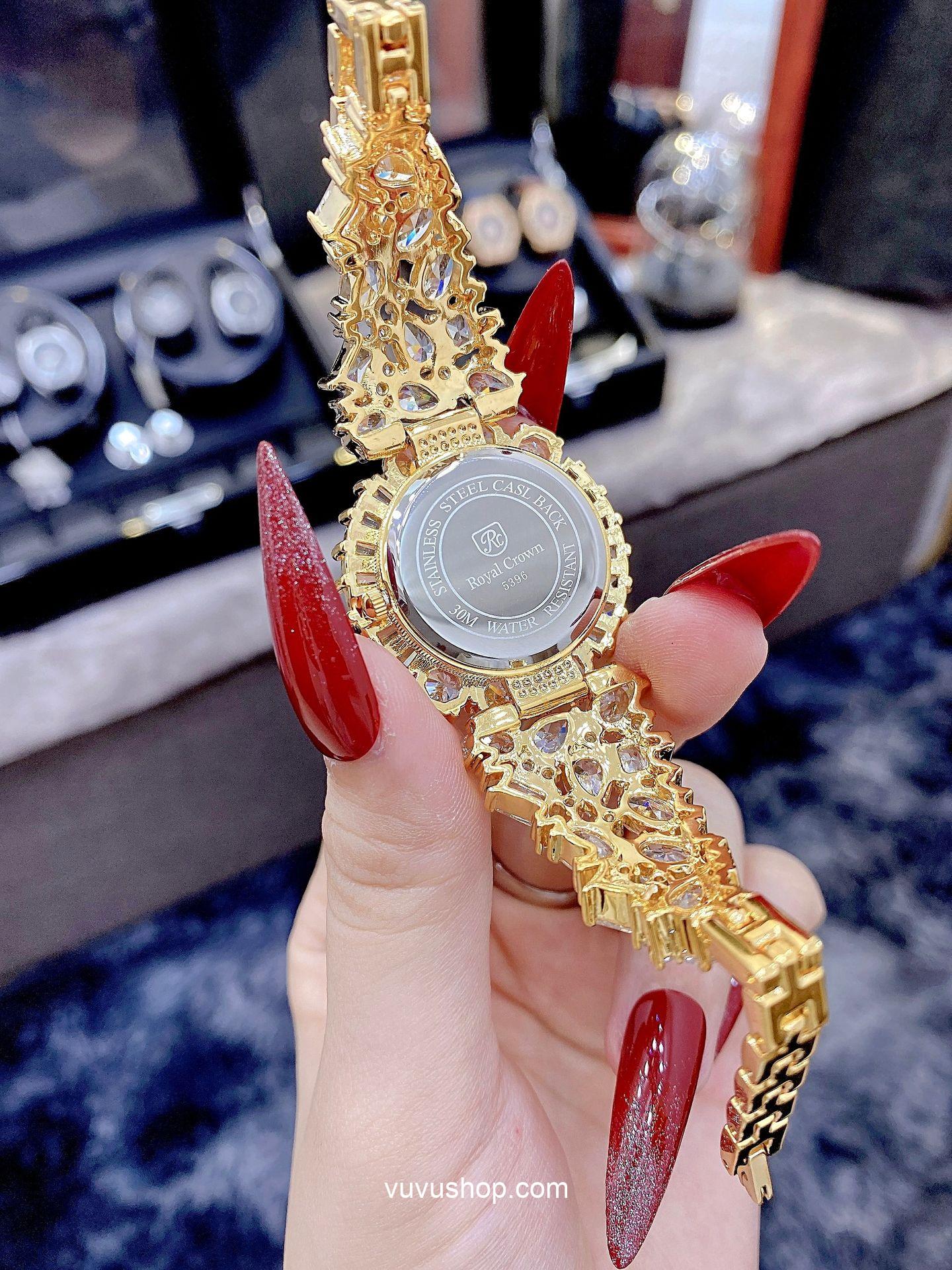 Đồng hồ nữ ROYAL CROWN 5396 - Jewelry Fullbox - Ảnh 6