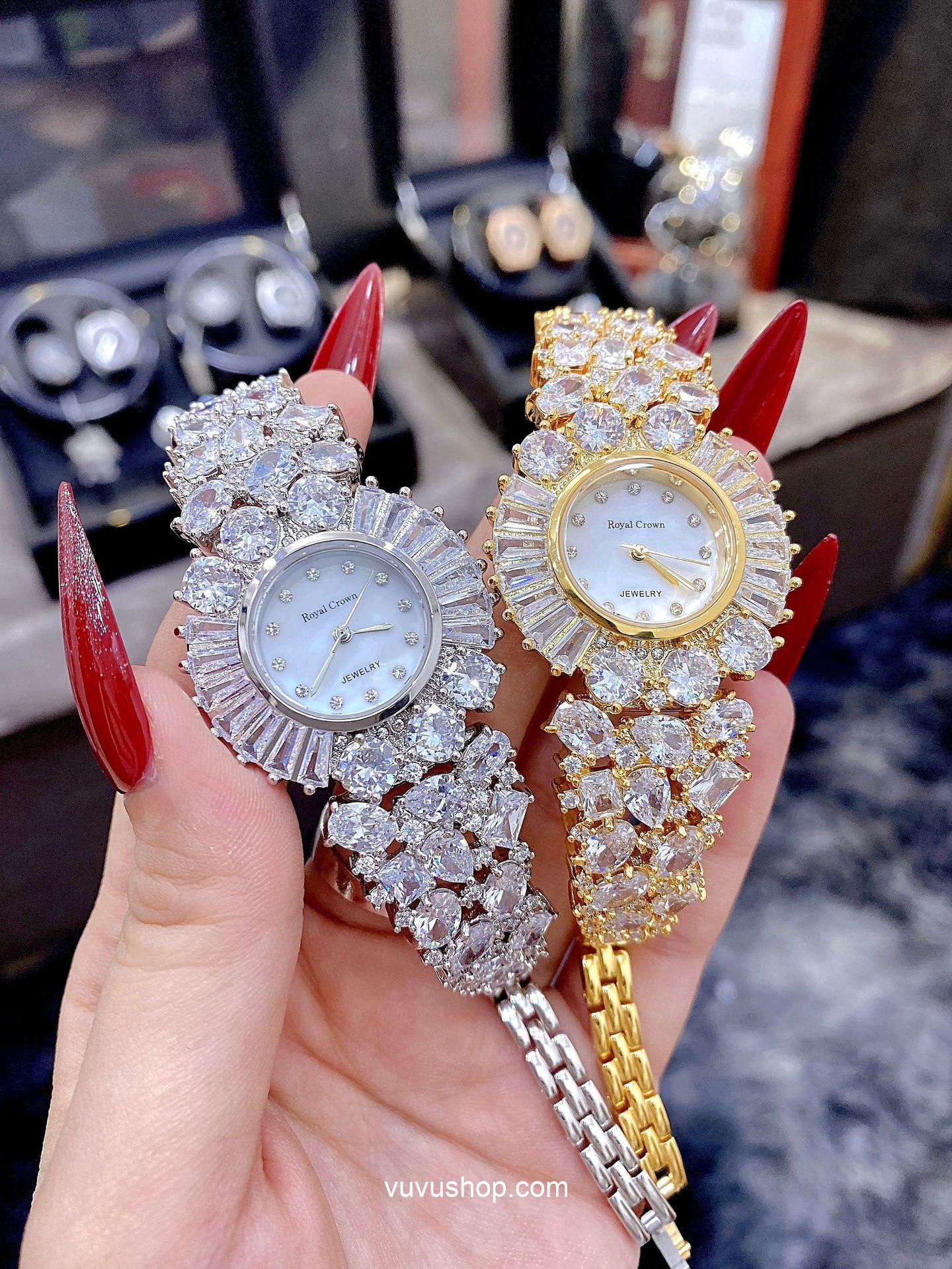 Đồng hồ nữ ROYAL CROWN 5396 - Jewelry Fullbox