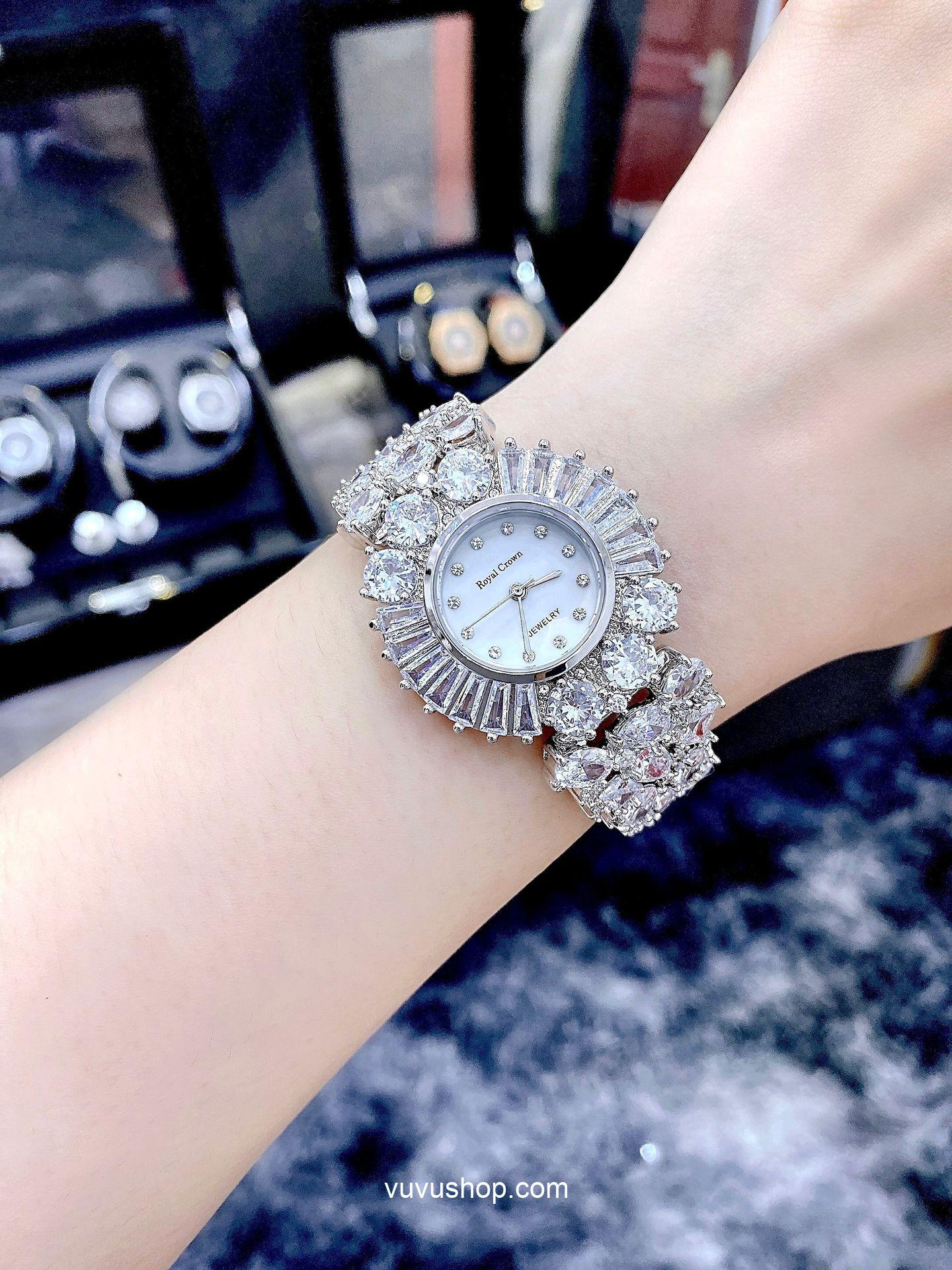 Đồng hồ nữ ROYAL CROWN 5396 - Jewelry Fullbox - Ảnh 7