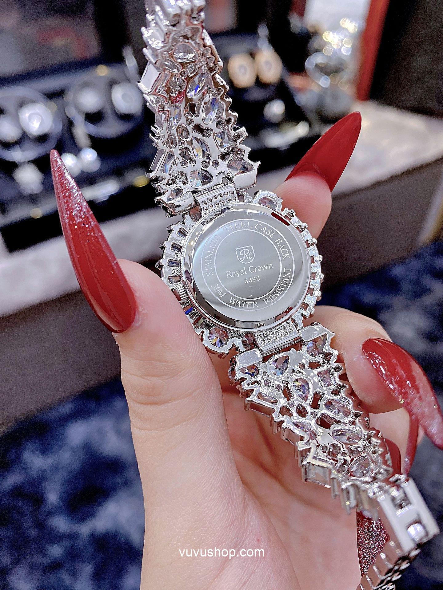 Đồng hồ nữ ROYAL CROWN 5396 - Jewelry Fullbox - Ảnh 9